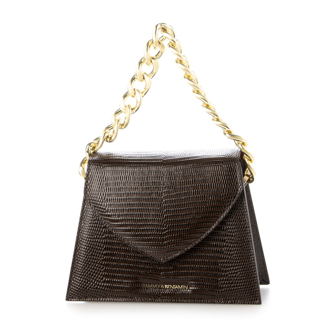 【正規取扱店】タミーアンドベンジャミン TAMMY & BENJAMIN GABRIELLE (Brown Lizard Emboss) Brown Lizard Emboss