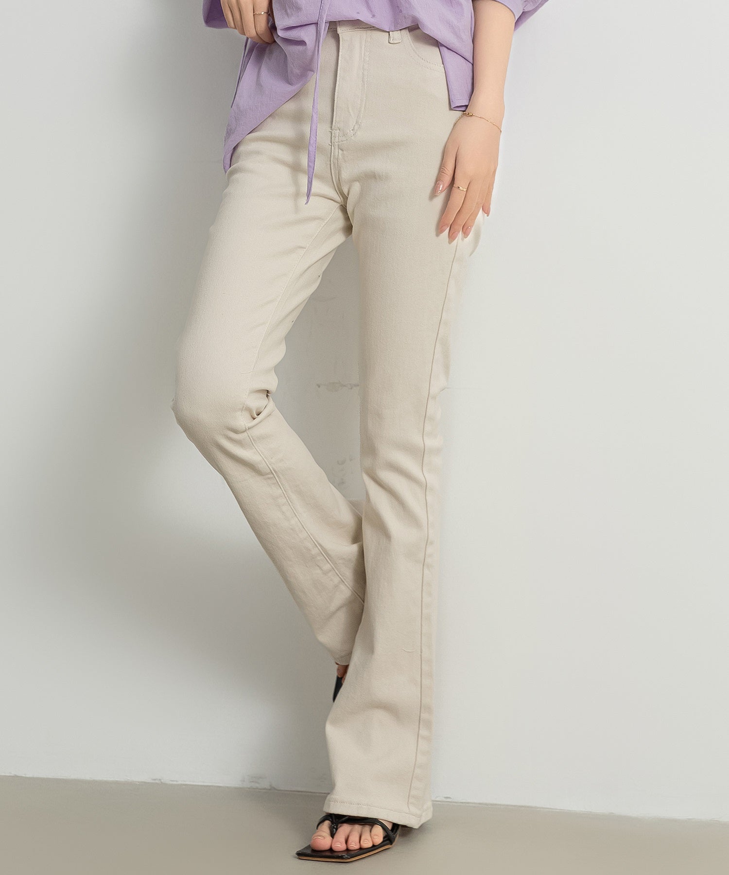 テディショップ Teddyshop デニムパンツ レディース 大きいサイズ ボトムス ジーパン カジュアル (ダークネイビー) ダークネイビー