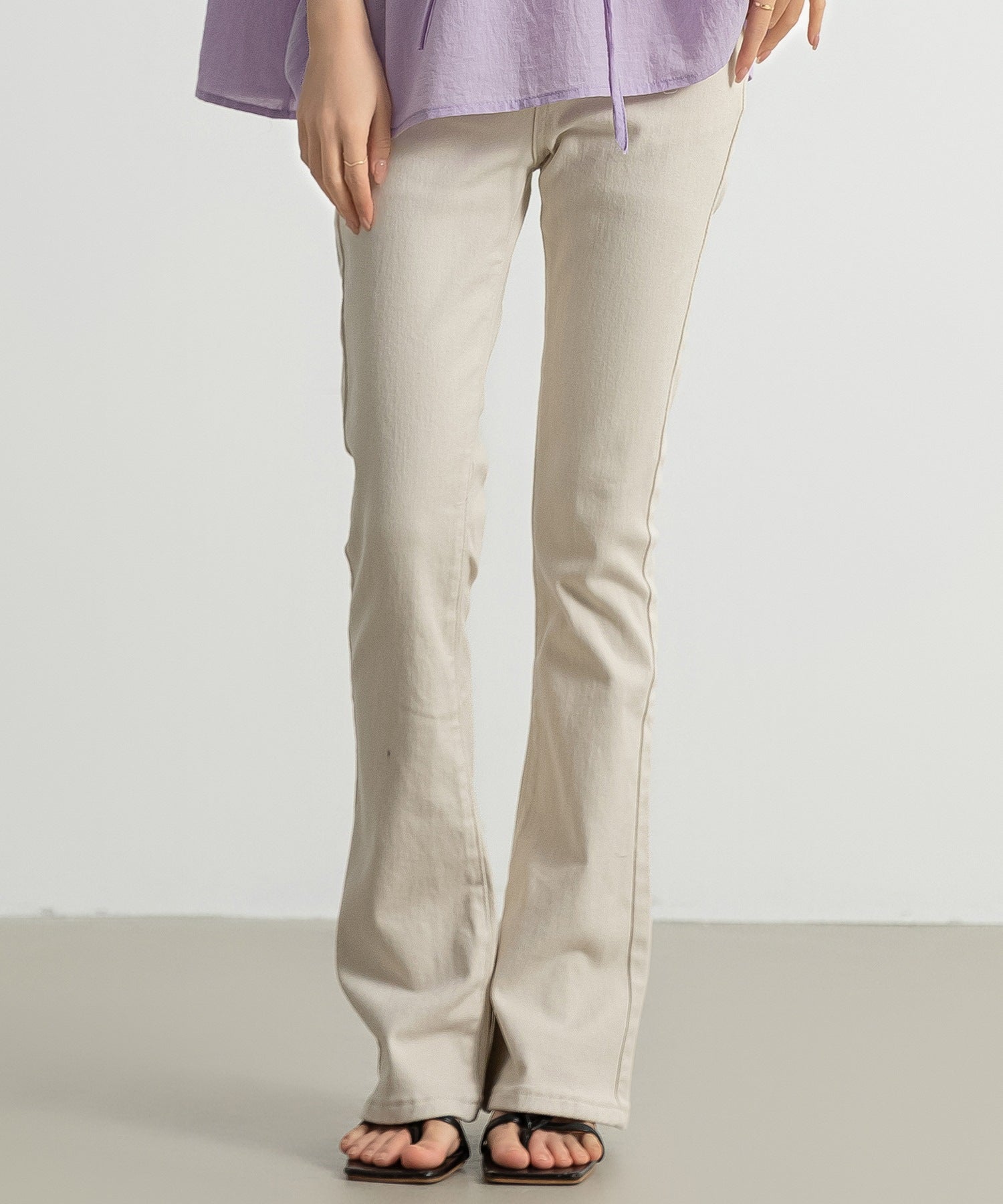 テディショップ Teddyshop デニムパンツ レディース 大きいサイズ ボトムス ジーパン カジュアル (ダークネイビー) ダークネイビー