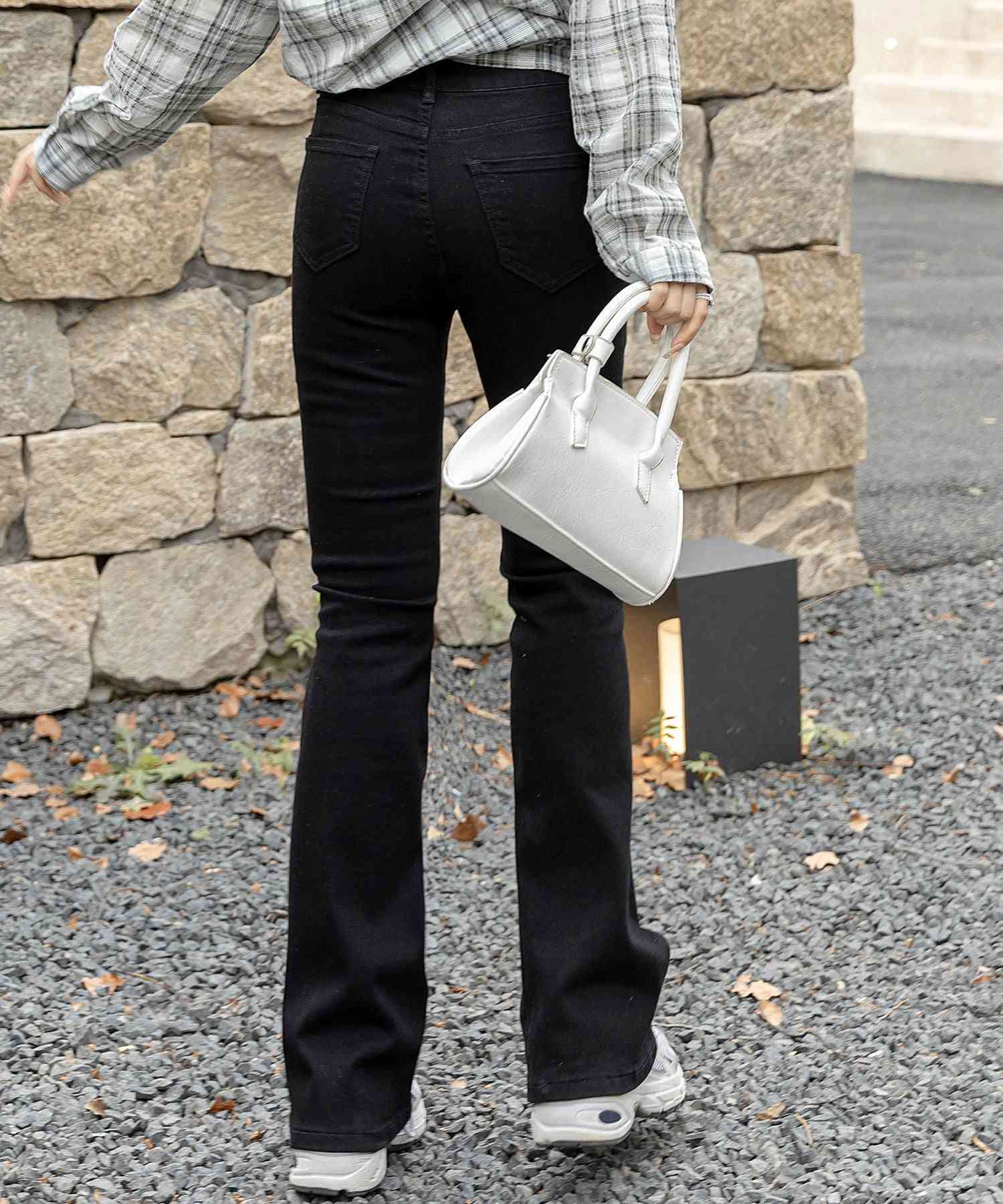 テディショップ Teddyshop デニムパンツ レディース 大きいサイズ ボトムス ジーパン カジュアル (ダークネイビー) ダークネイビー