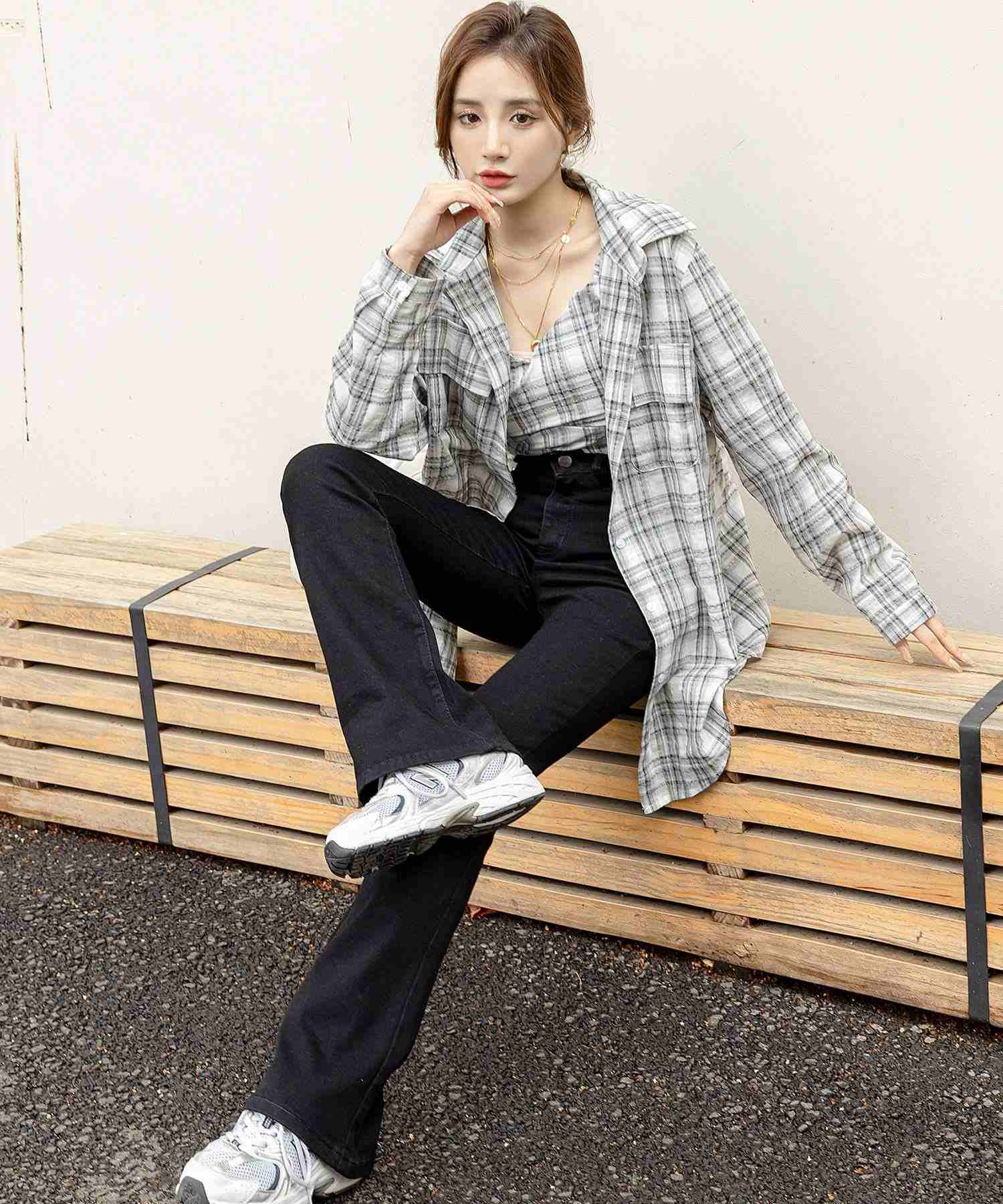 テディショップ Teddyshop デニムパンツ レディース 大きいサイズ ボトムス ジーパン カジュアル (ダークネイビー) ダークネイビー