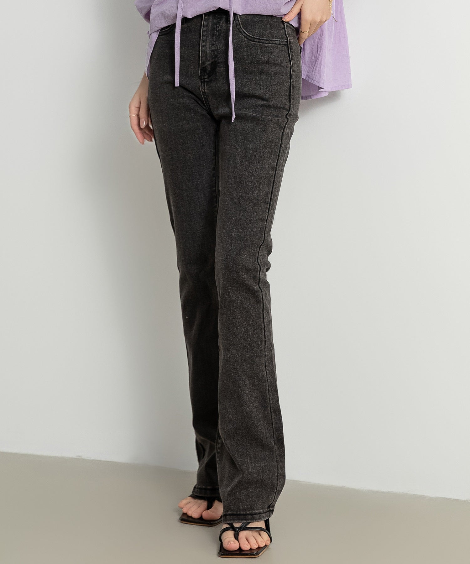 テディショップ Teddyshop デニムパンツ レディース 大きいサイズ ボトムス ジーパン カジュアル (ダークネイビー) ダークネイビー