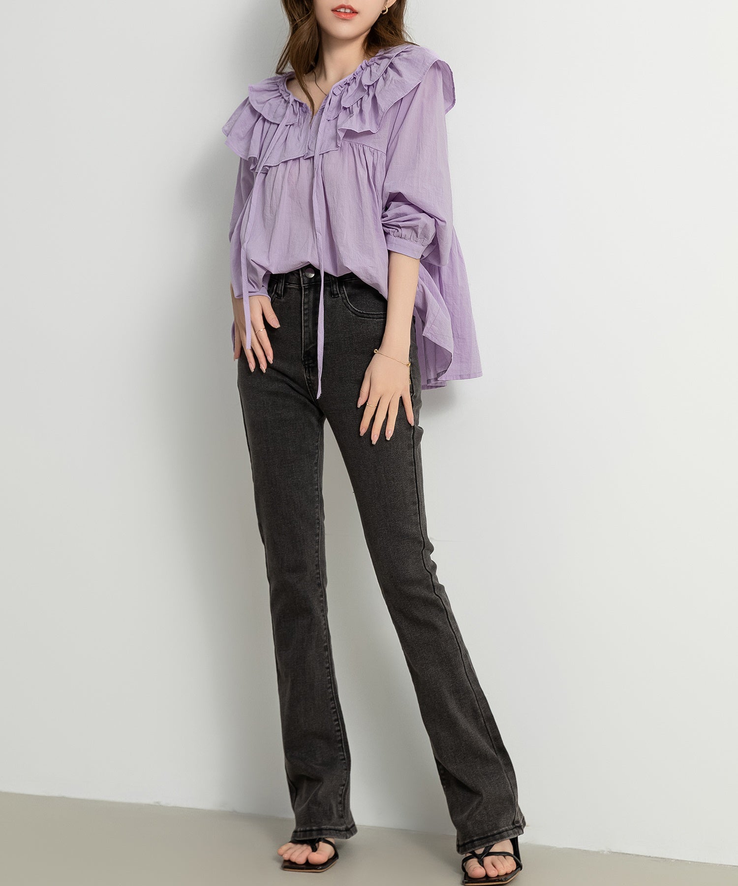 テディショップ Teddyshop デニムパンツ レディース 大きいサイズ ボトムス ジーパン カジュアル (ダークネイビー) ダークネイビー