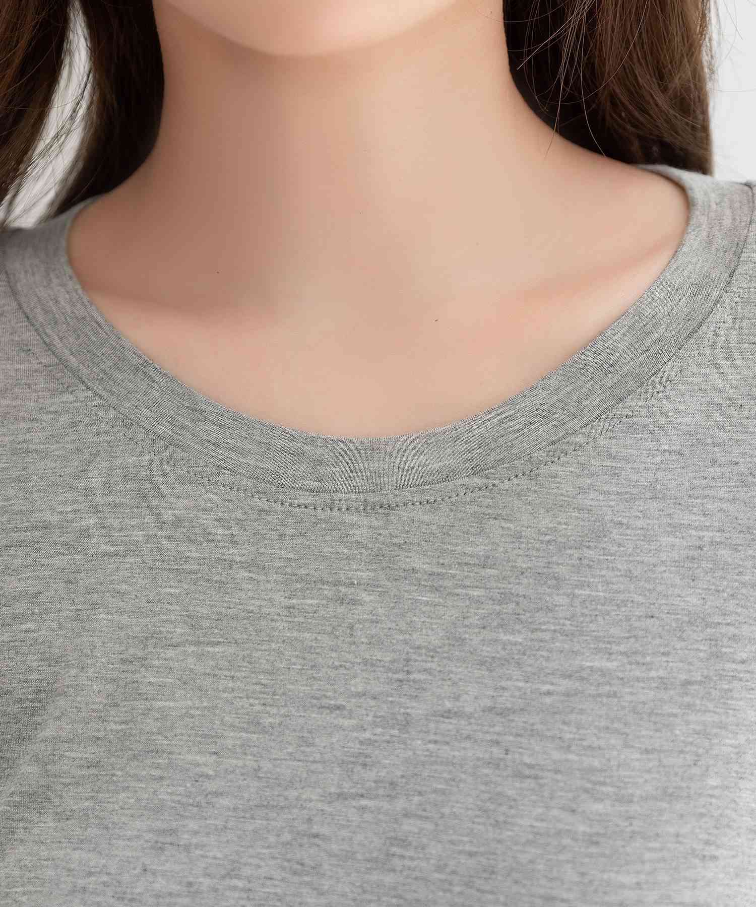 テディショップ Teddyshop レディース てろっとなめらか長袖プルオーバーメロウフリルルームウェア 上下2点セット (ダスティピンク) ダスティピンク