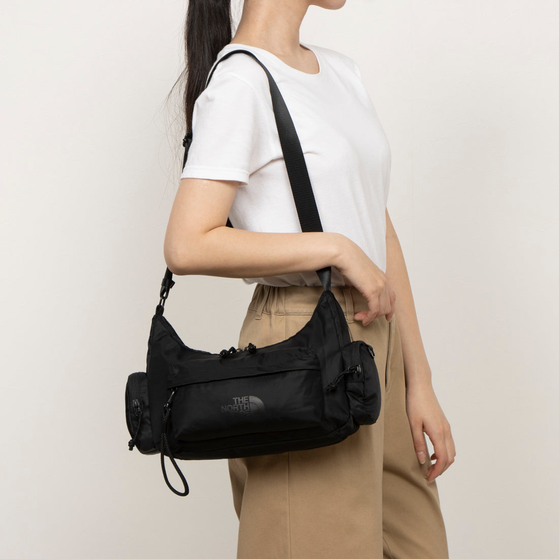 ザ・ノース・フェイス THE NORTH FACE BONNEY HOBO BAG MINI 波尼 霍博包 肩背 霍博包 WHITE LABEL 白標