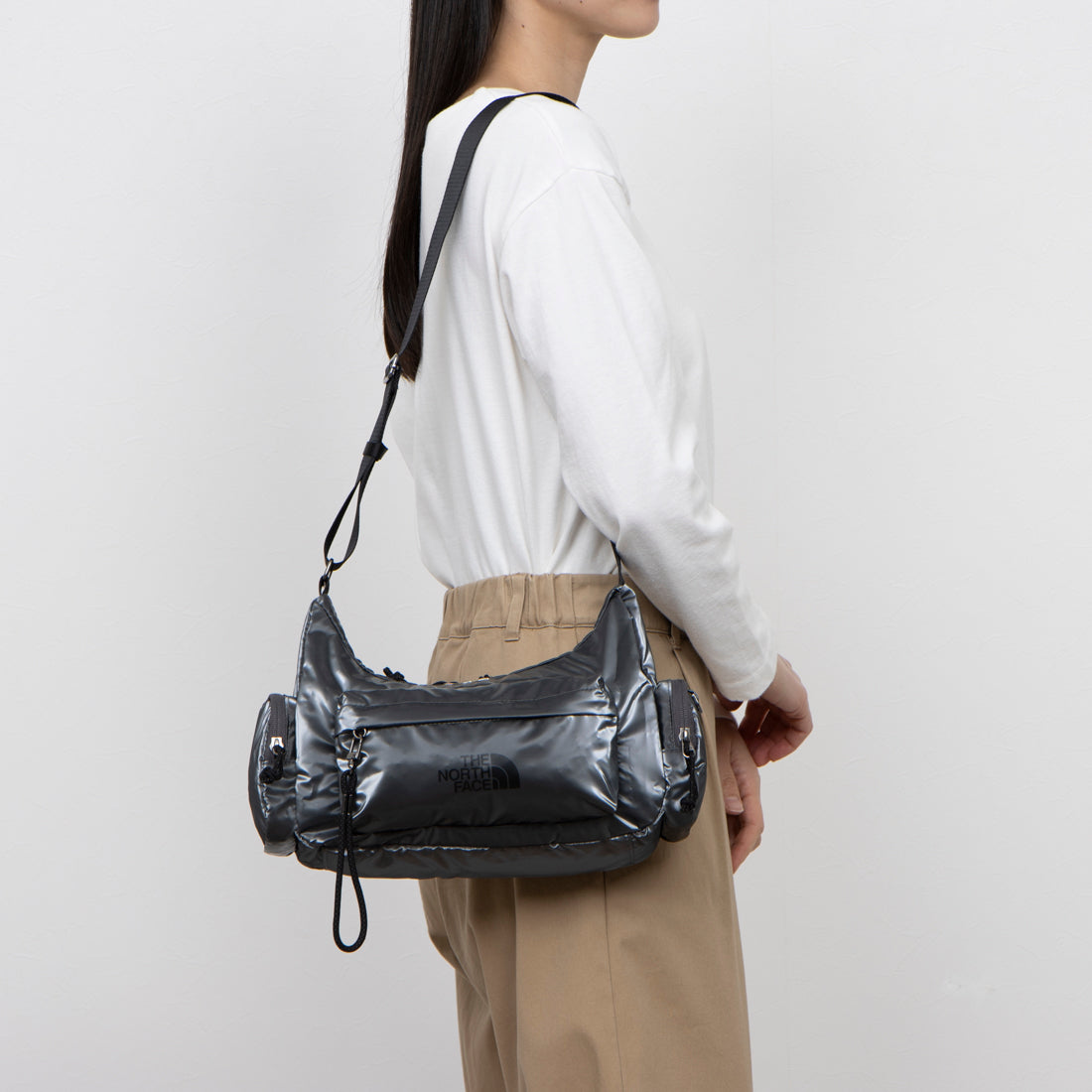 ザ・ノース・フェイス THE NORTH FACE BONNEY HOBO BAG MINI ボニー ホーボーバッグ ショルダー ホーボー バッグ WHITE LABEL ホワイトレーベル (ブラック) ブラック