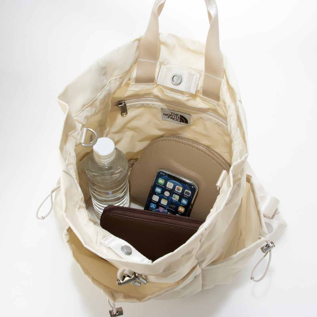 ザ・ノース・フェイス THE NORTH FACE BONNEY PACK M ボニー パック バケット バッグ ショルダー バッグ リュック ハンドバッグ 4way WHITE LABEL ホワイトレーベル 韓国限定 (ホワイト) ホワイト