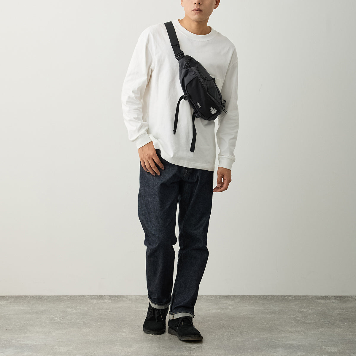 ザ・ノース・フェイス THE NORTH FACE ウエストバッグ・ボディバッグ テラ LUMBAR 6L NF0A81EN 4JK MN8 ASPHALT GREY/TNF BLACK (アスファルトグレー/ブラック) アスファルトグレー/ブラック