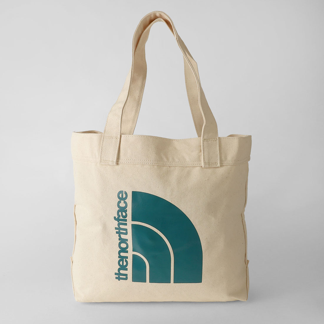 ザ・ノース・フェイス THE NORTH FACE トートバッグ キャンバス COTTON TOTE NF0A3VWQ BQ5 (ベージュ/グリーン) ベージュ/グリーン