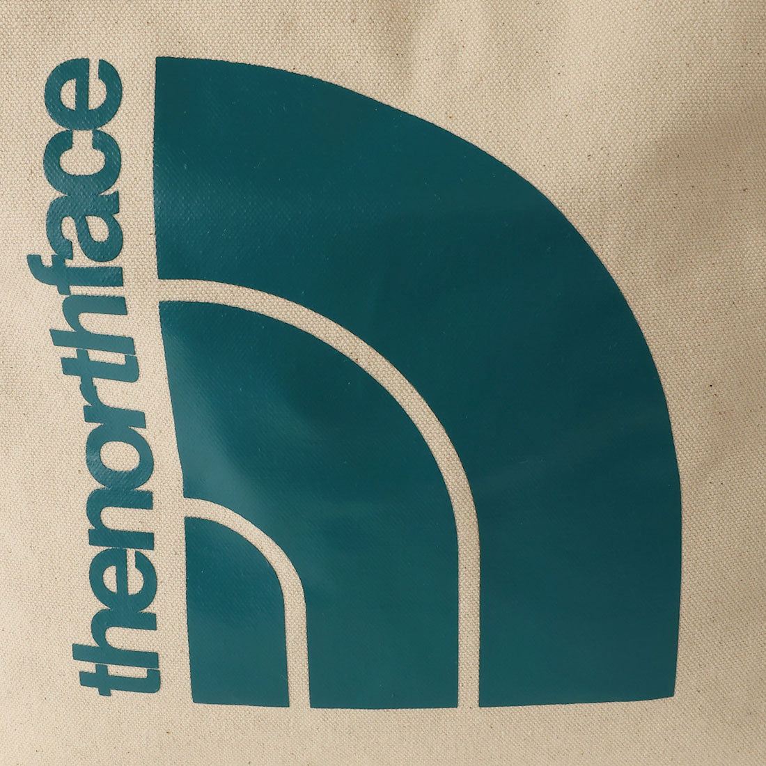 ザ・ノース・フェイス THE NORTH FACE トートバッグ キャンバス COTTON TOTE NF0A3VWQ BQ5 (ベージュ/グリーン) ベージュ/グリーン