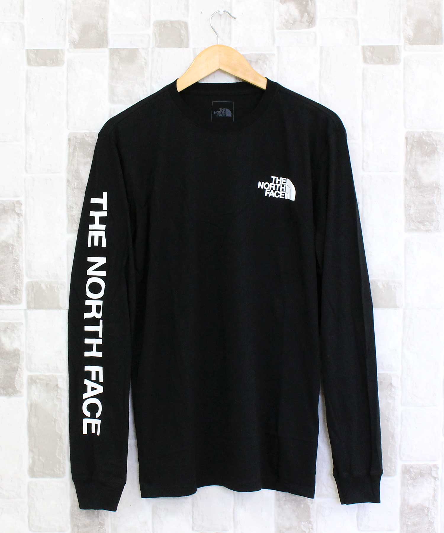 ザ・ノース・フェイス THE NORTH FACE TNF スリーブロゴ グラフィックTシャツ M LS HIT GRAPHIC TEE 長袖Tシャツ ロングTシャツ ロンT 長袖トップス メンズ 人気 ブランド (1-ホワイト) 1-ホワイト