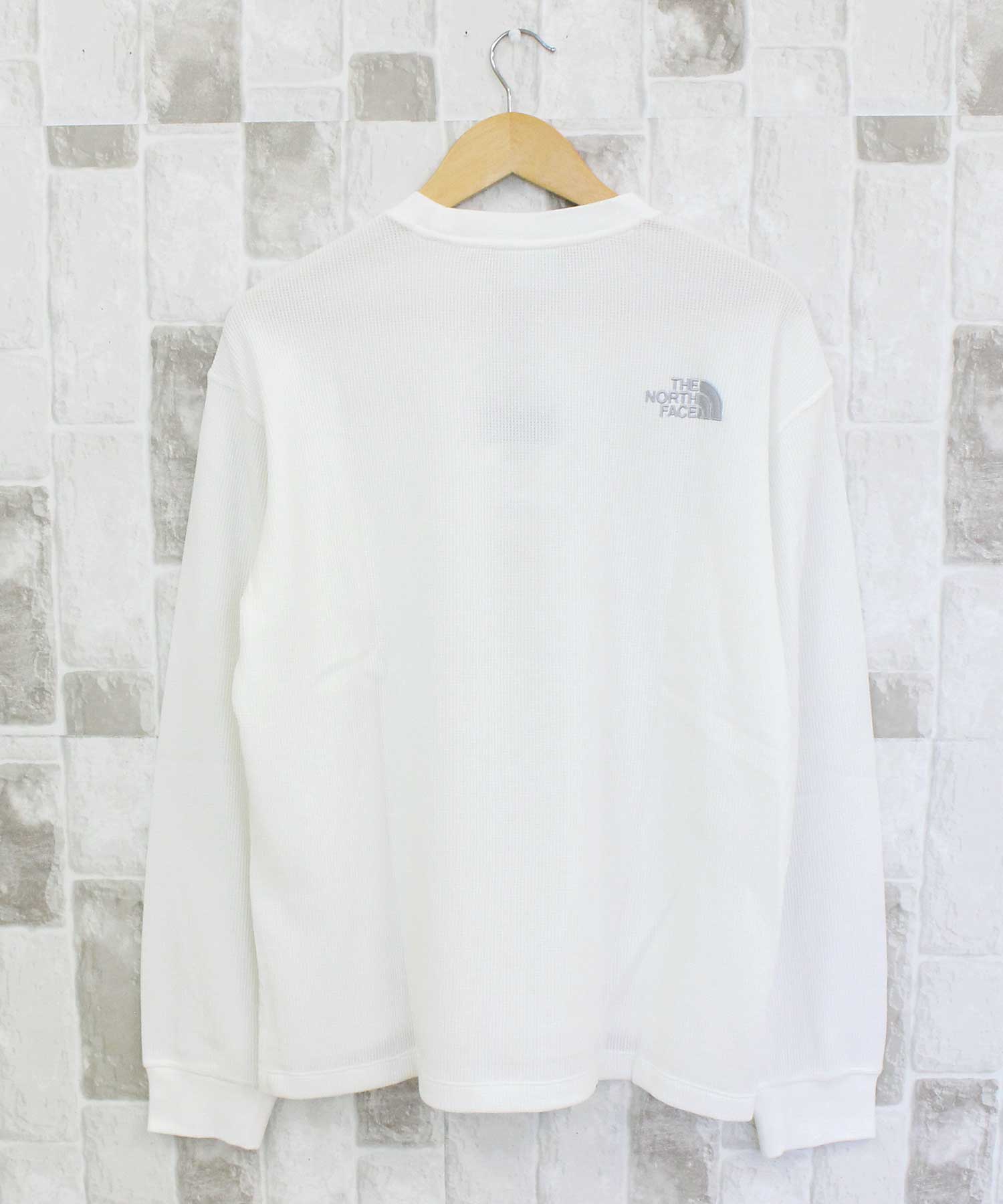 ザ・ノース・フェイス THE NORTH FACE ワンポイントポケット ワッフル ロングスリーブ Tシャツ 長袖 WAFFLE L/S R/TEE White Label Korea Line メンズ ブランド (1-ホワイト) 1-ホワイト