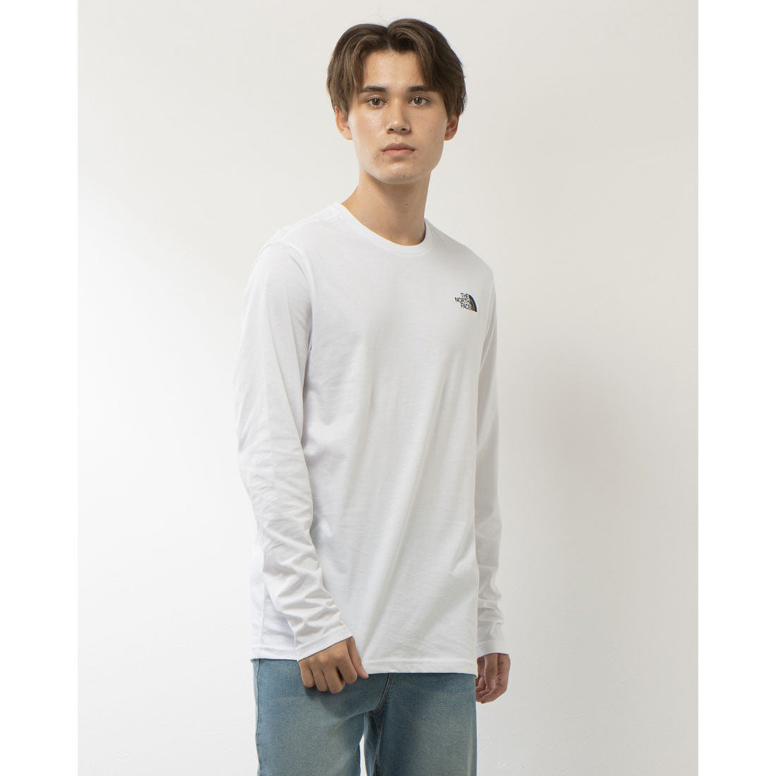 ザ ノース フェイス THE NORTH FACE ザ ノースフェイス The North Face ロンT イージー 長袖 Tシャツ ハーフドーム NF0A2TX1 メンズ レディース バックロゴ THE NORTH FACE L/S EASY TE (ホワイト) ホワイト