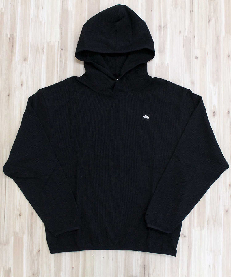 ザ・ノース・フェイス THE NORTH FACE ワッフルフードプルオーバー ワンポイント パーカー WAFFLE HOOD PULLOVER White Label Korea Line メンズ レディース ブランド (2-ブラック) 2-ブラック
