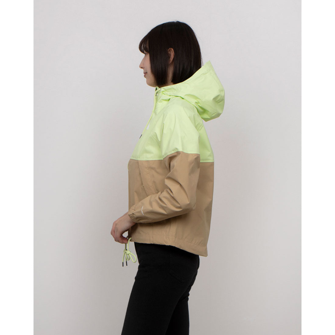 ザ・ノース・フェイス THE NORTH FACE W ANTORA RAIN HOODIE (ベージュ) ベージュ