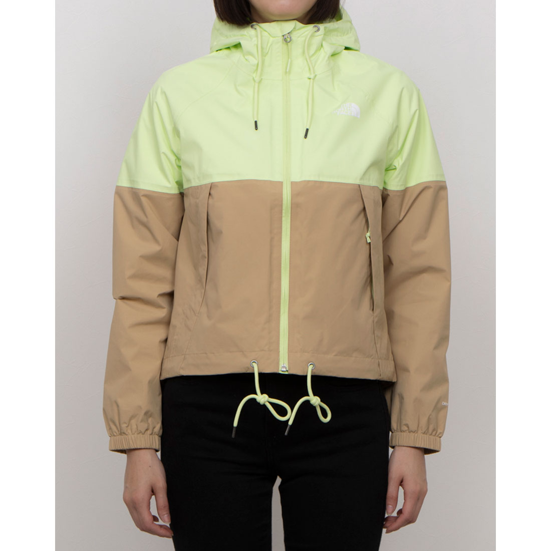 ザ・ノース・フェイス THE NORTH FACE W ANTORA RAIN HOODIE (ベージュ) ベージュ