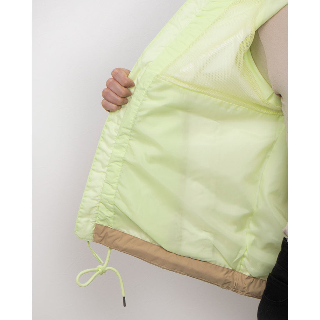 ザ・ノース・フェイス THE NORTH FACE W ANTORA RAIN HOODIE (ベージュ) ベージュ