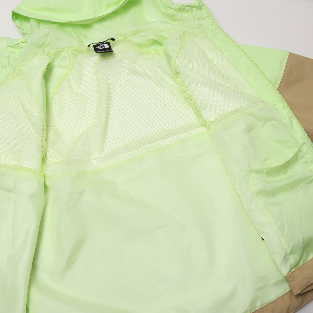 ザ・ノース・フェイス THE NORTH FACE W ANTORA RAIN HOODIE (ベージュ) ベージュ