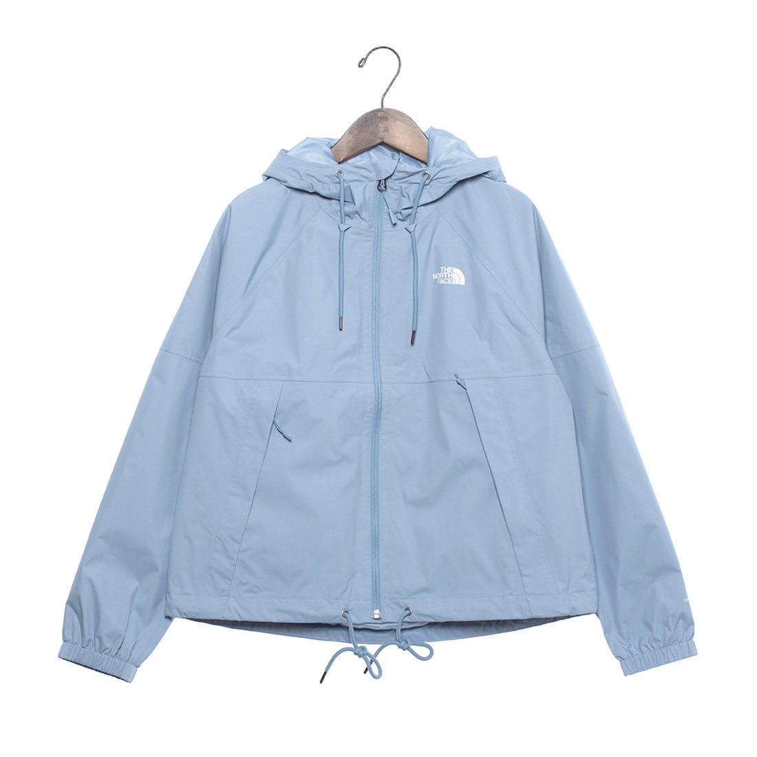 ザ・ノース・フェイス THE NORTH FACE W ANTORA RAIN HOODIE (ブルー) ブルー