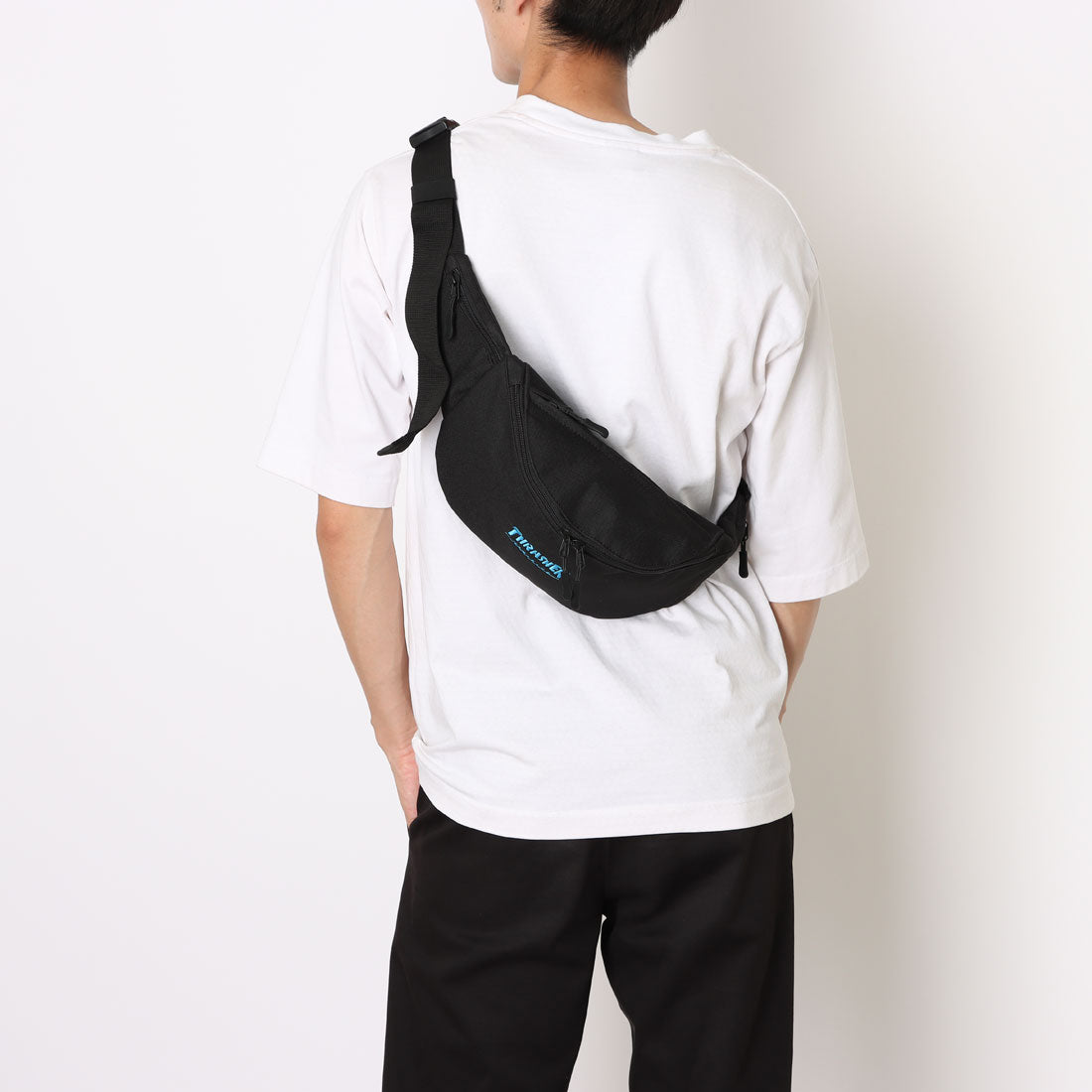 スラッシャー THRASHER THRASHER TH-V ウエストポーチ ボディバッグ (BLACKWHITE) BLACKWHITE