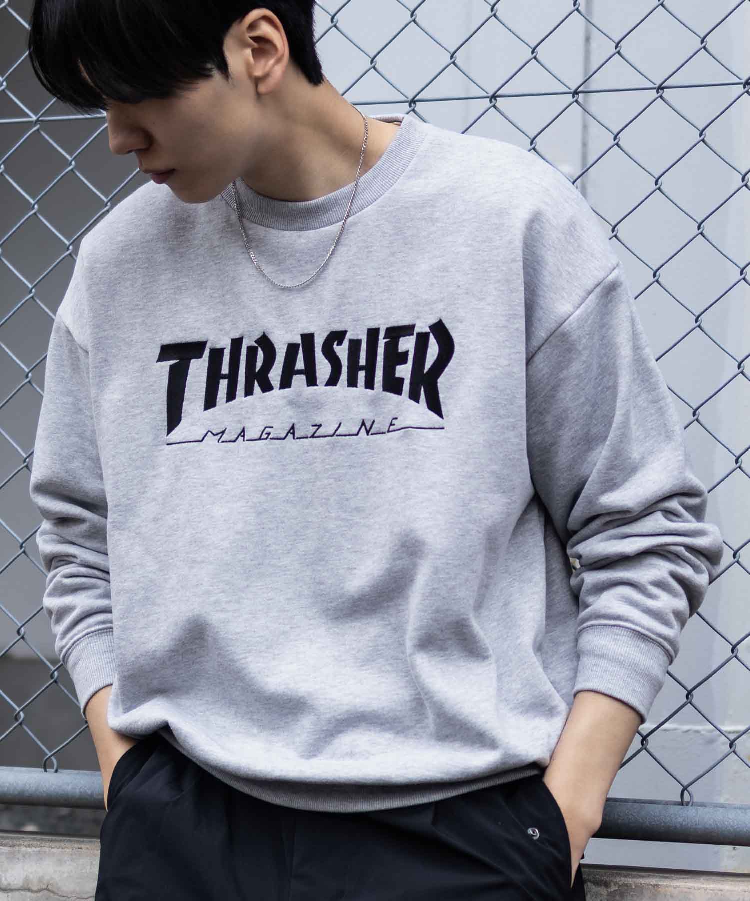 THRASHER Logo Crew Neck Sweatshirt