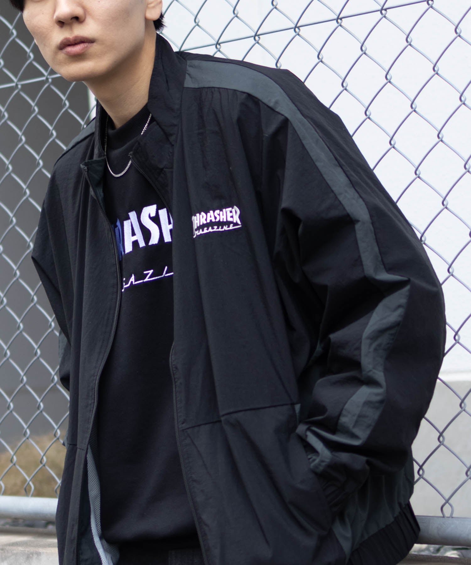 THRASHER Logo Crew Neck Sweatshirt