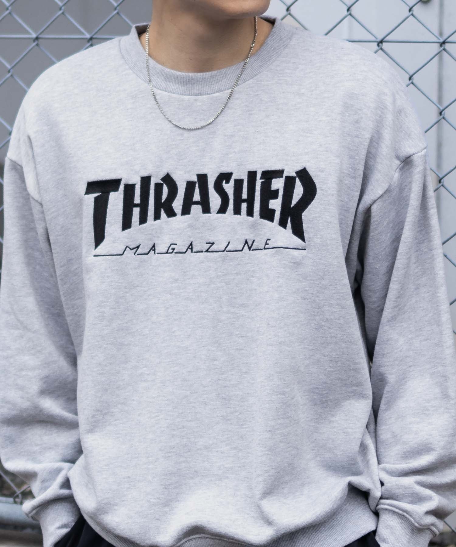 THRASHER Logo Crew Neck Sweatshirt