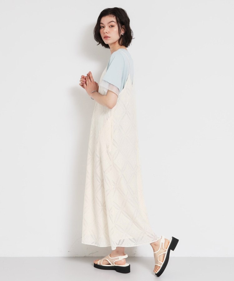 ザ ショップ ティーケー (ウィメン) THE SHOP TK(Women) レースキャミワンピース (ブラック(019)) ブラック(019)