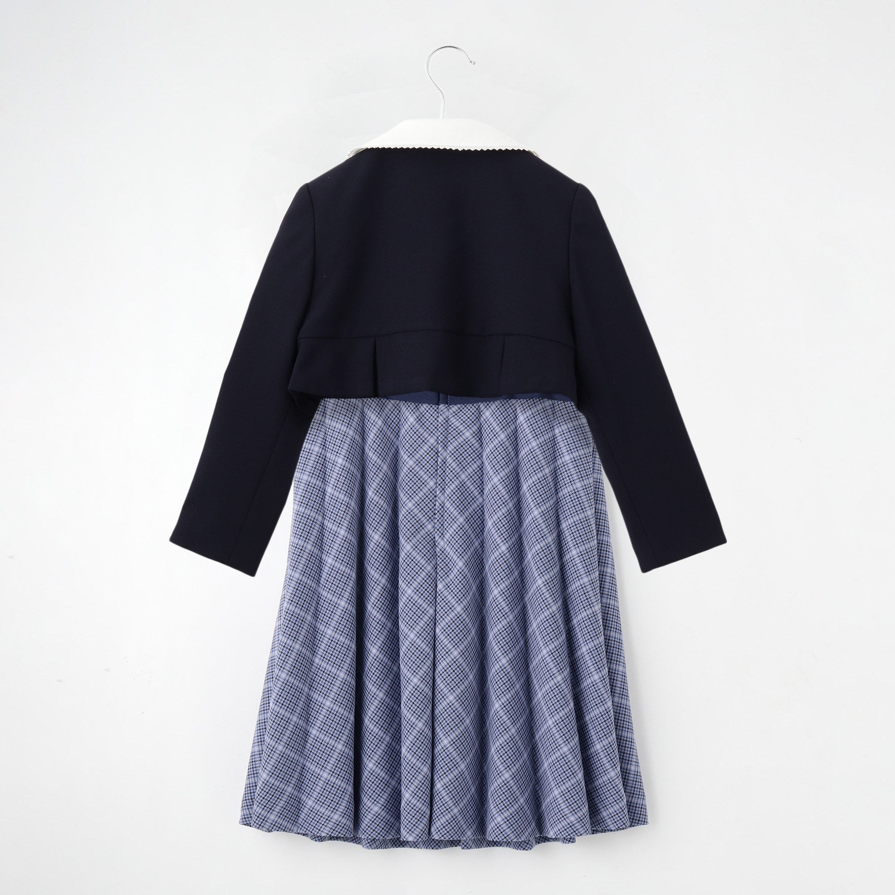 ザ ショップ ティーケー THE SHOP TK 【120ー130】チェックワンピース&ジャケットセット