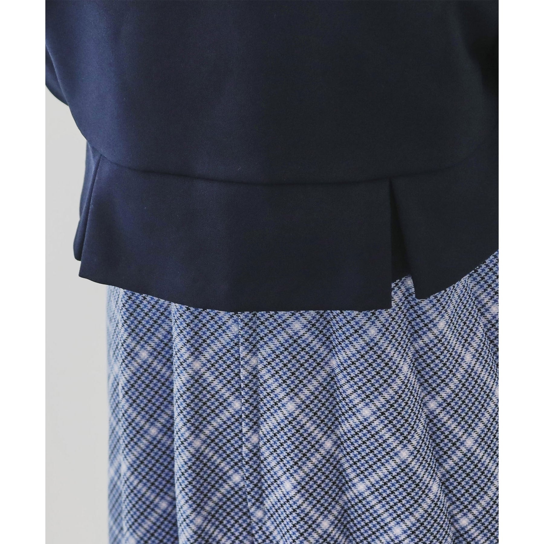 ザ ショップ ティーケー THE SHOP TK 【120ー130】チェックワンピース&ジャケットセット