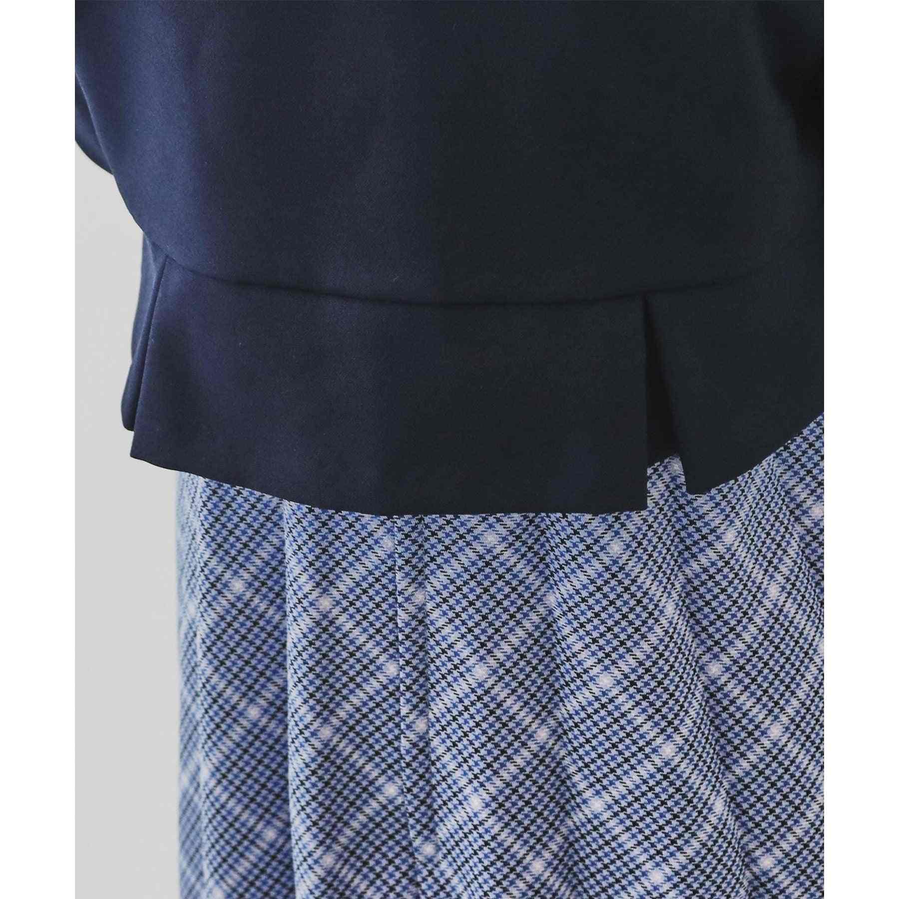 ザ ショップ ティーケー THE SHOP TK 【120ー130】チェックワンピース&ジャケットセット