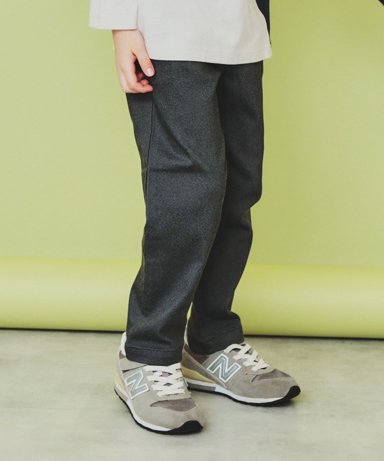 ザ ショップ ティーケー (キッズ) THE SHOP TK(Kids) 【100ー160】のびーるストレートパンツ (ブラック(219)) ブラック(219)