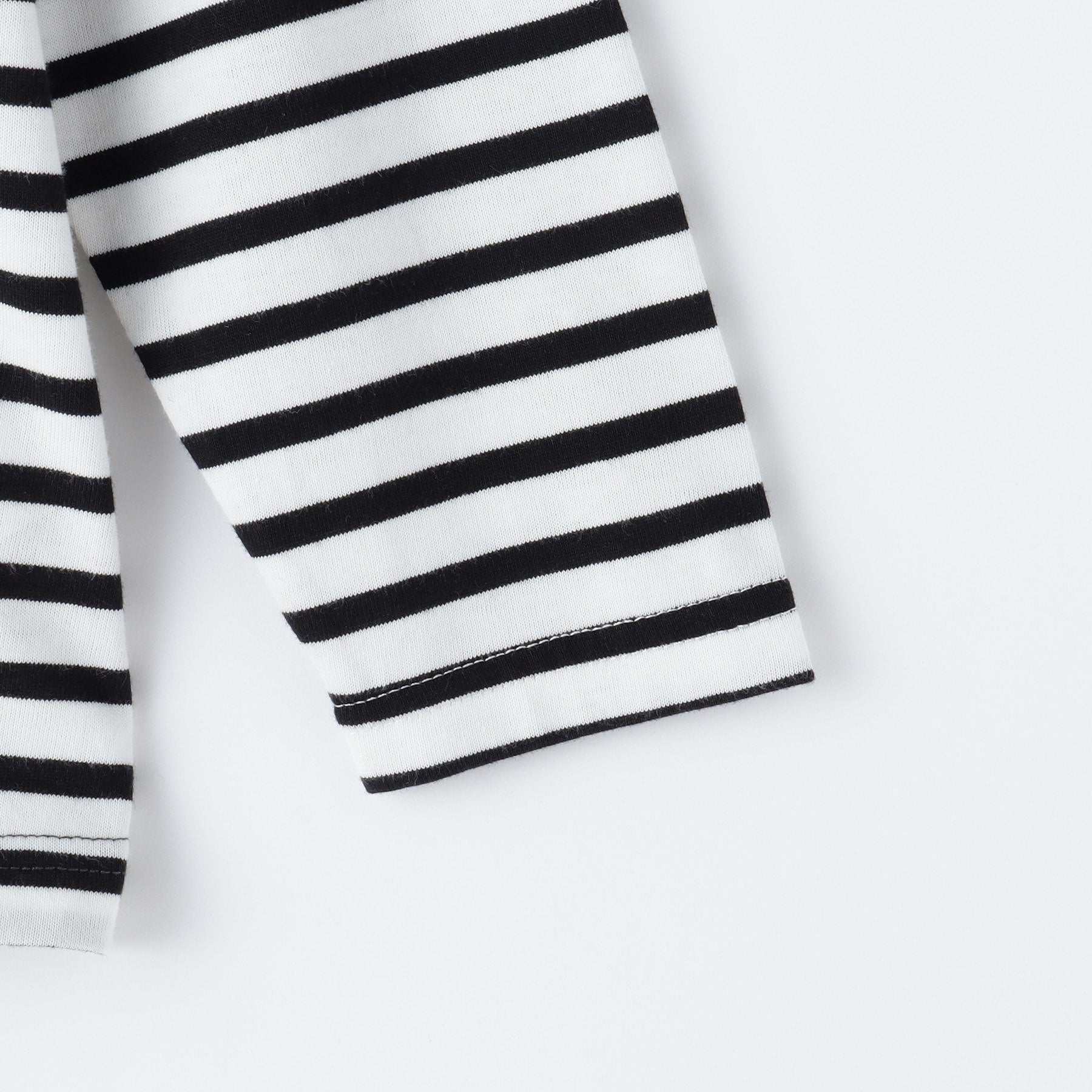 THE SHOP TK 【100-150】Diagonal Color Block Long Sleeve Tee