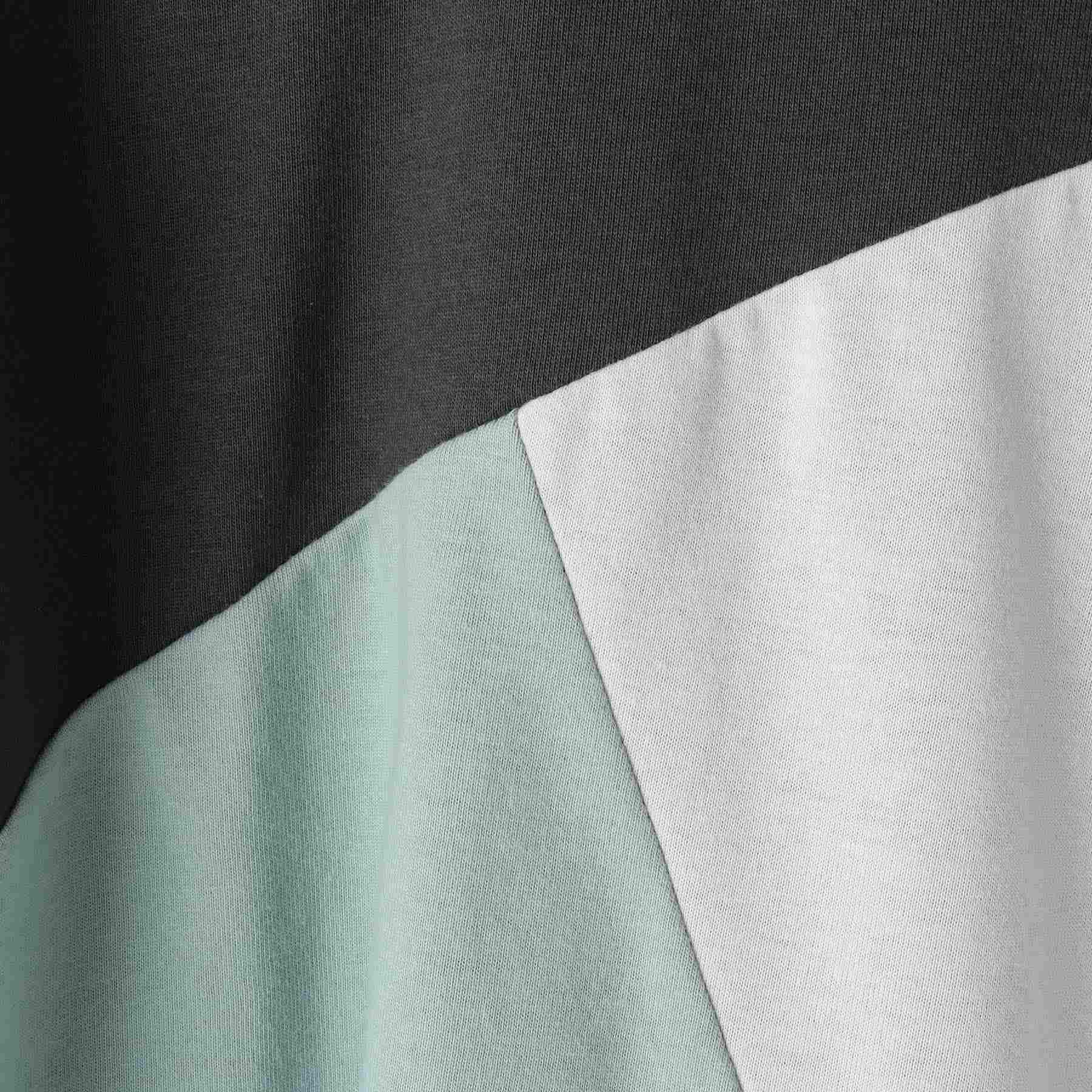 THE SHOP TK 【100-150】Diagonal Color Block Long Sleeve Tee