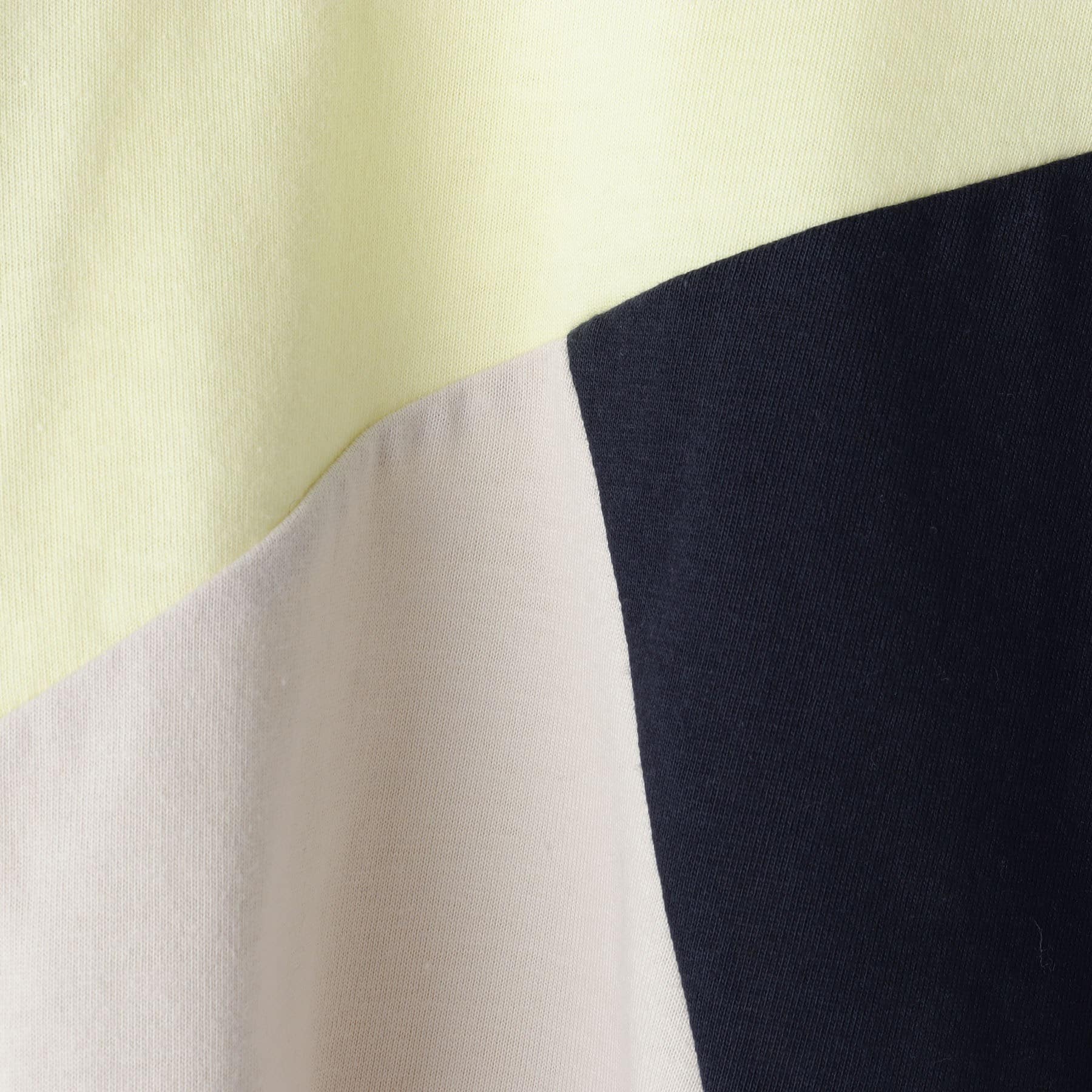 THE SHOP TK 【100-150】Diagonal Color Block Long Sleeve Tee