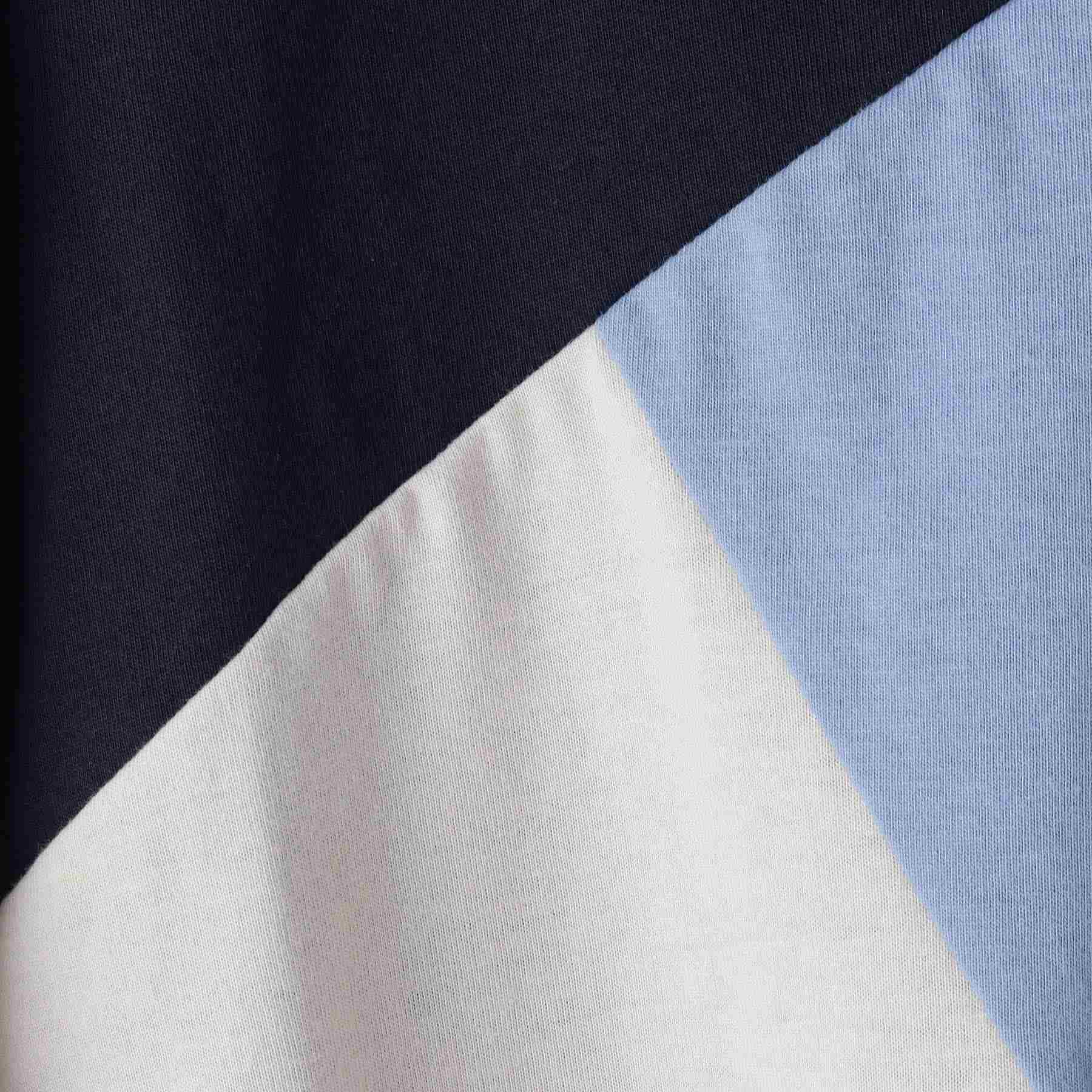 THE SHOP TK 【100-150】Diagonal Color Block Long Sleeve Tee