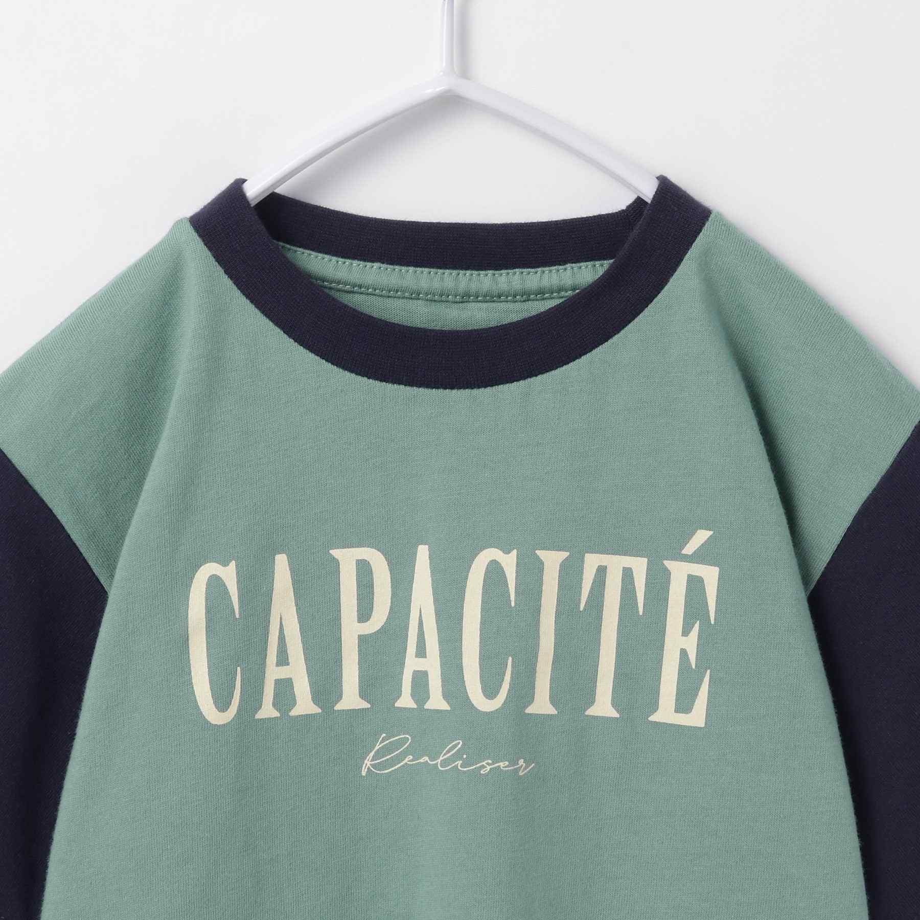 ザ ショップ ティーケー THE SHOP TK 【110-150】オーガビッツ配色コットンTEE