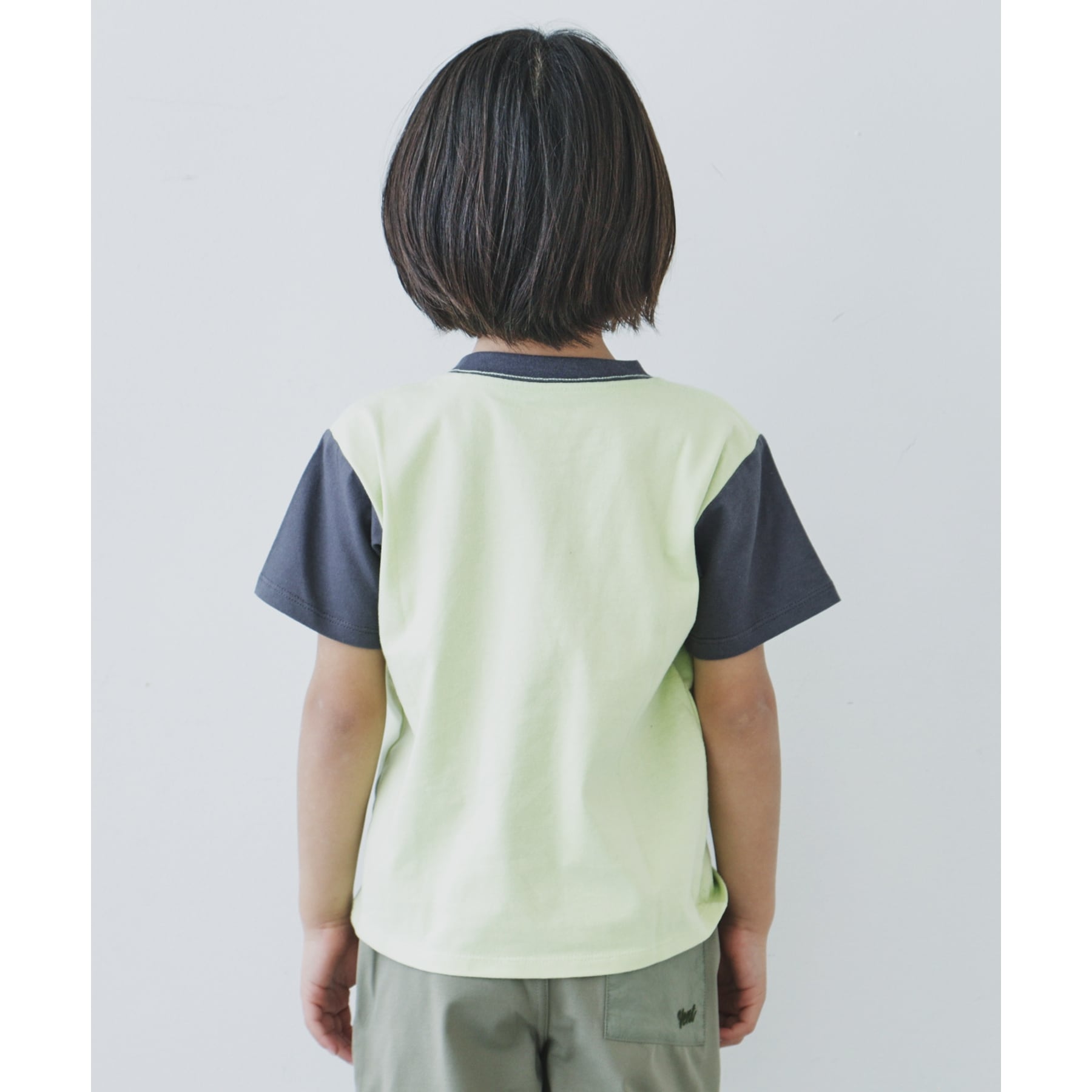 ザ ショップ ティーケー THE SHOP TK 【110-150】オーガビッツ配色コットンTEE