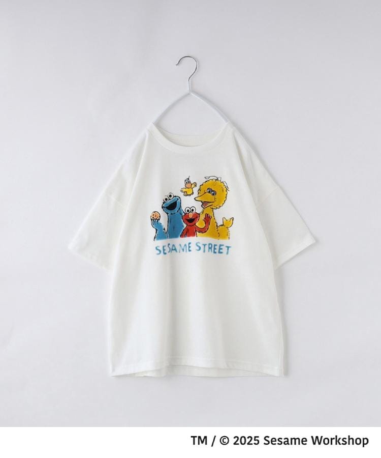 ザ ショップ ティーケー (キッズ) THE SHOP TK(Kids) 【110-160】セサミストリートTシャツ/親子リンク (オフホワイト(003)) オフホワイト(003)