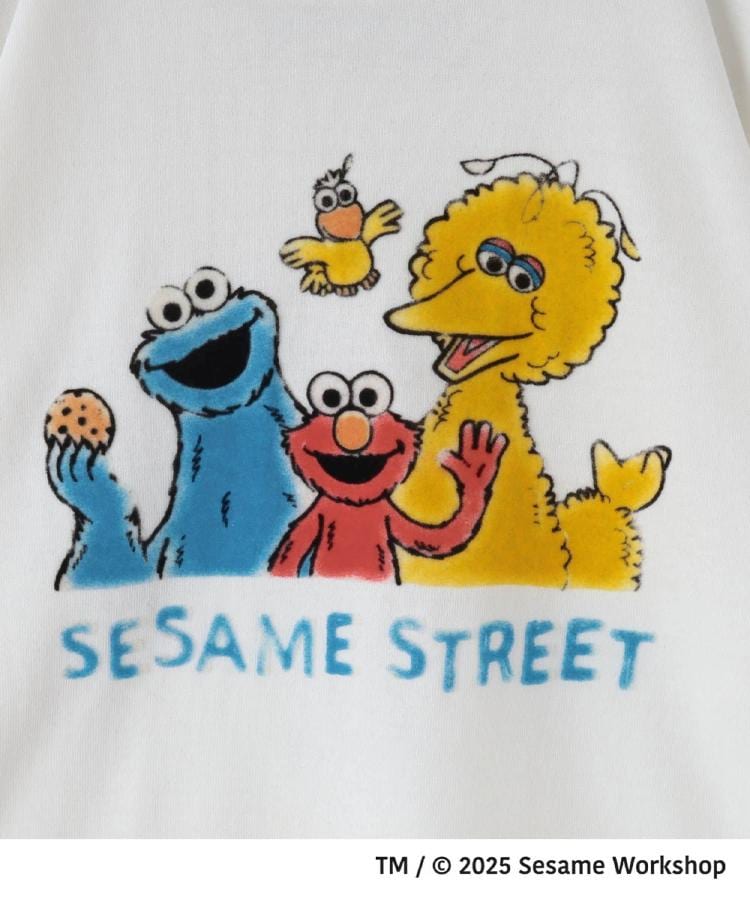 ザ ショップ ティーケー (キッズ) THE SHOP TK(Kids) 【110-160】セサミストリートTシャツ/親子リンク (オフホワイト(003)) オフホワイト(003)