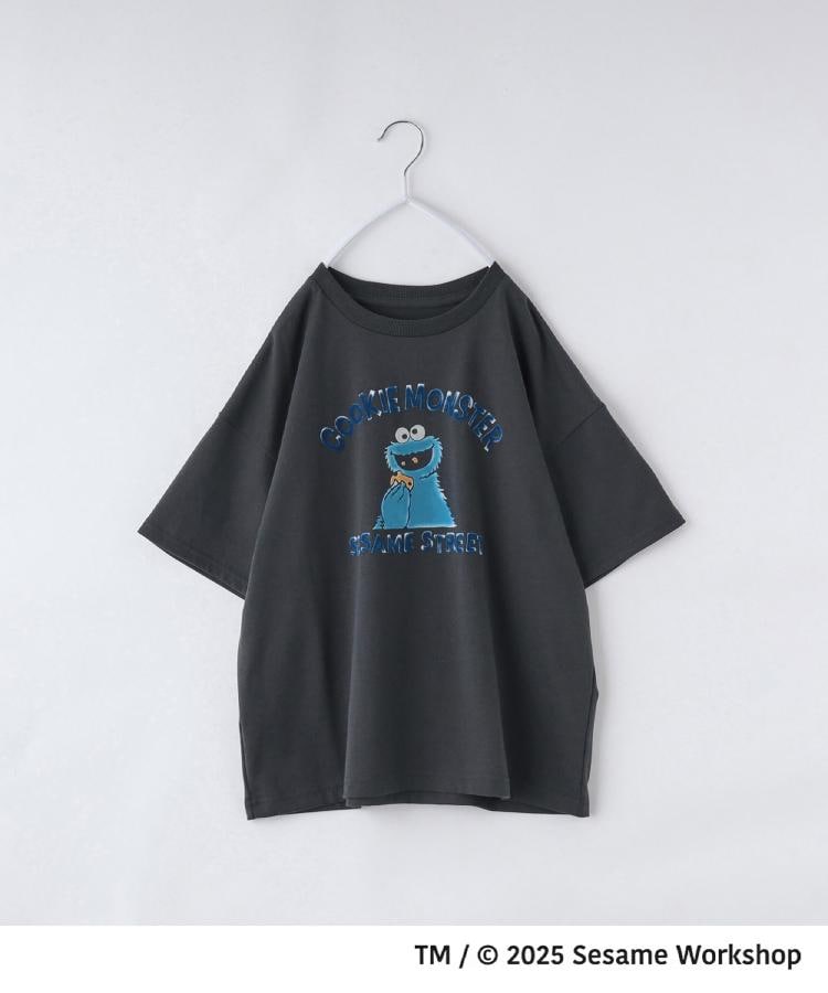 ザ ショップ ティーケー (キッズ) THE SHOP TK(Kids) 【110-160】セサミストリートTシャツ/親子リンク (オフホワイト(003)) オフホワイト(003)