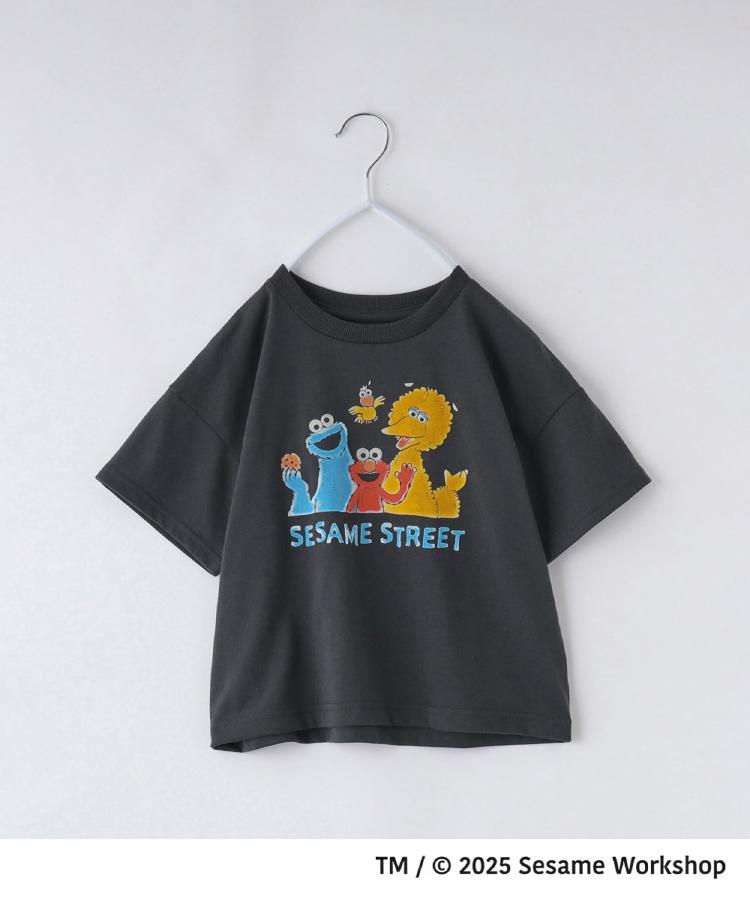 ザ ショップ ティーケー (キッズ) THE SHOP TK(Kids) 【110-160】セサミストリートTシャツ/親子リンク (オフホワイト(003)) オフホワイト(003)