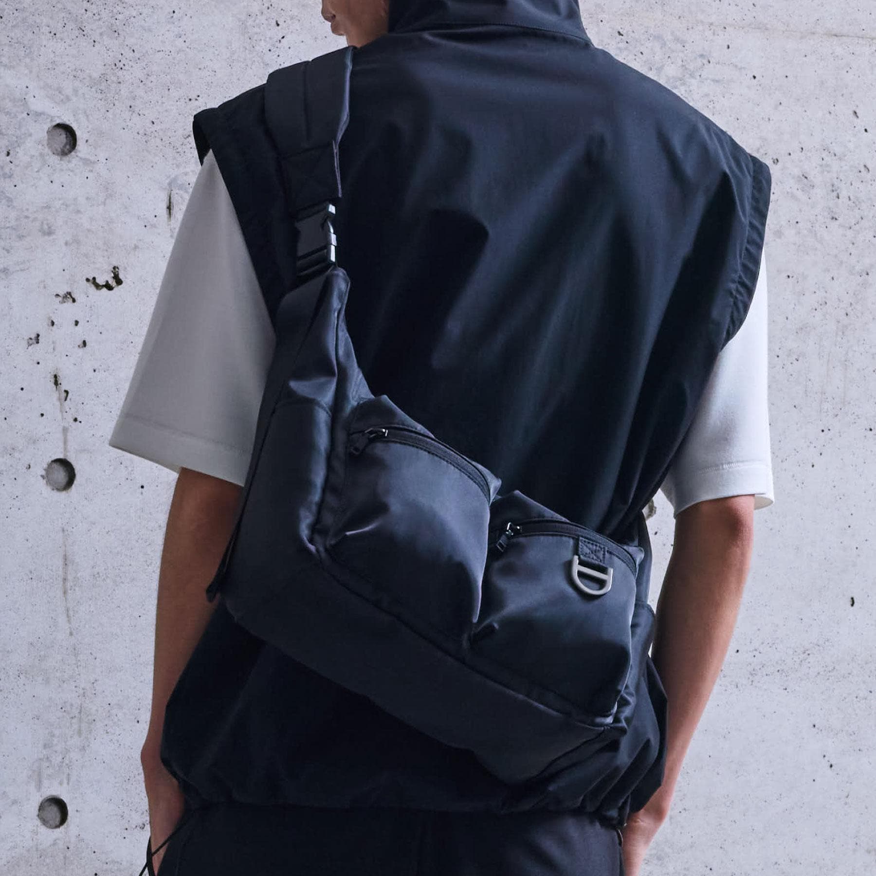 ザ ショップ ティーケー(メンズ) THE SHOP TK(Men) ダブルポケットショルダー (ブラック(019)) ブラック(019)