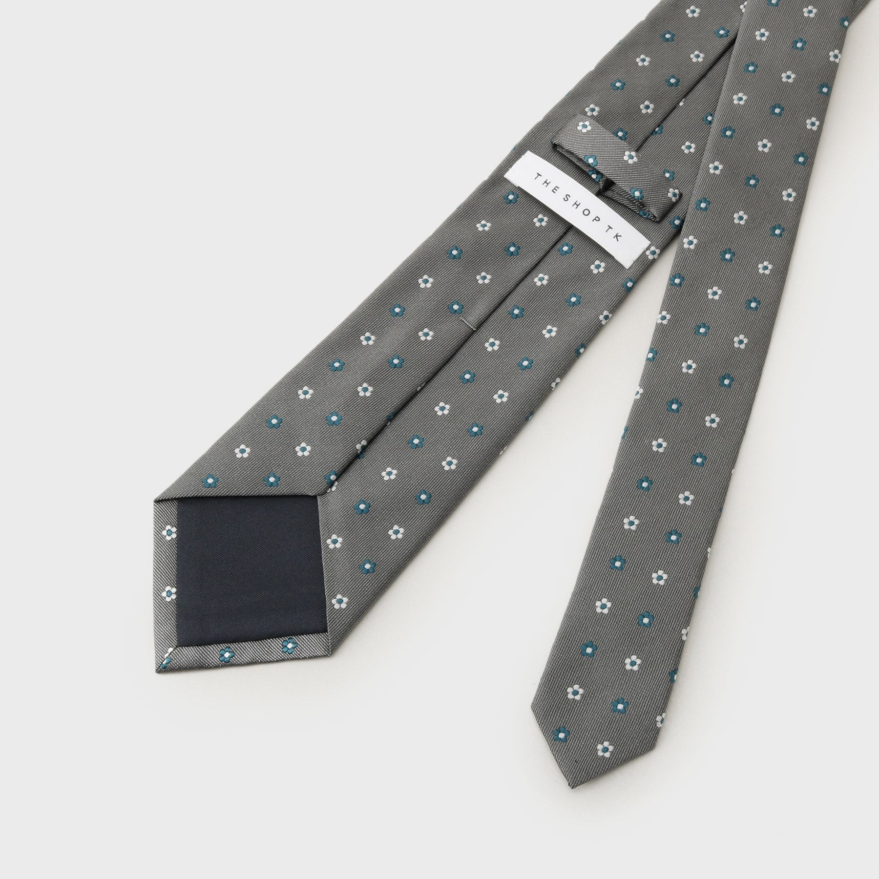 ザ ショップ ティーケー(メンズ) THE SHOP TK(Men) 小紋柄ネクタイ (ブルーグリーン(197)) ブルーグリーン(197)