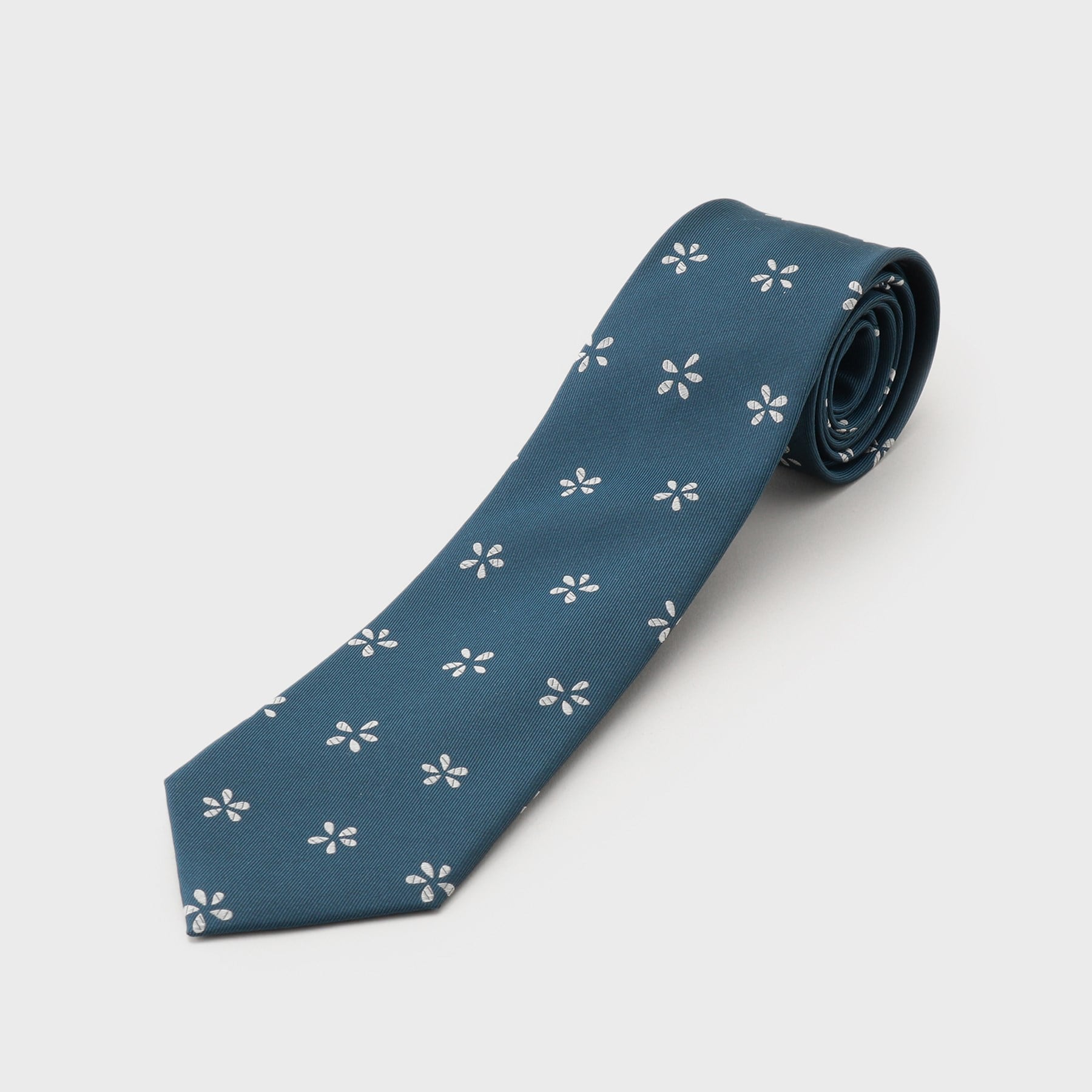 ザ ショップ ティーケー(メンズ) THE SHOP TK(Men) 小紋柄ネクタイ (ブルーグリーン(697)) ブルーグリーン(697)
