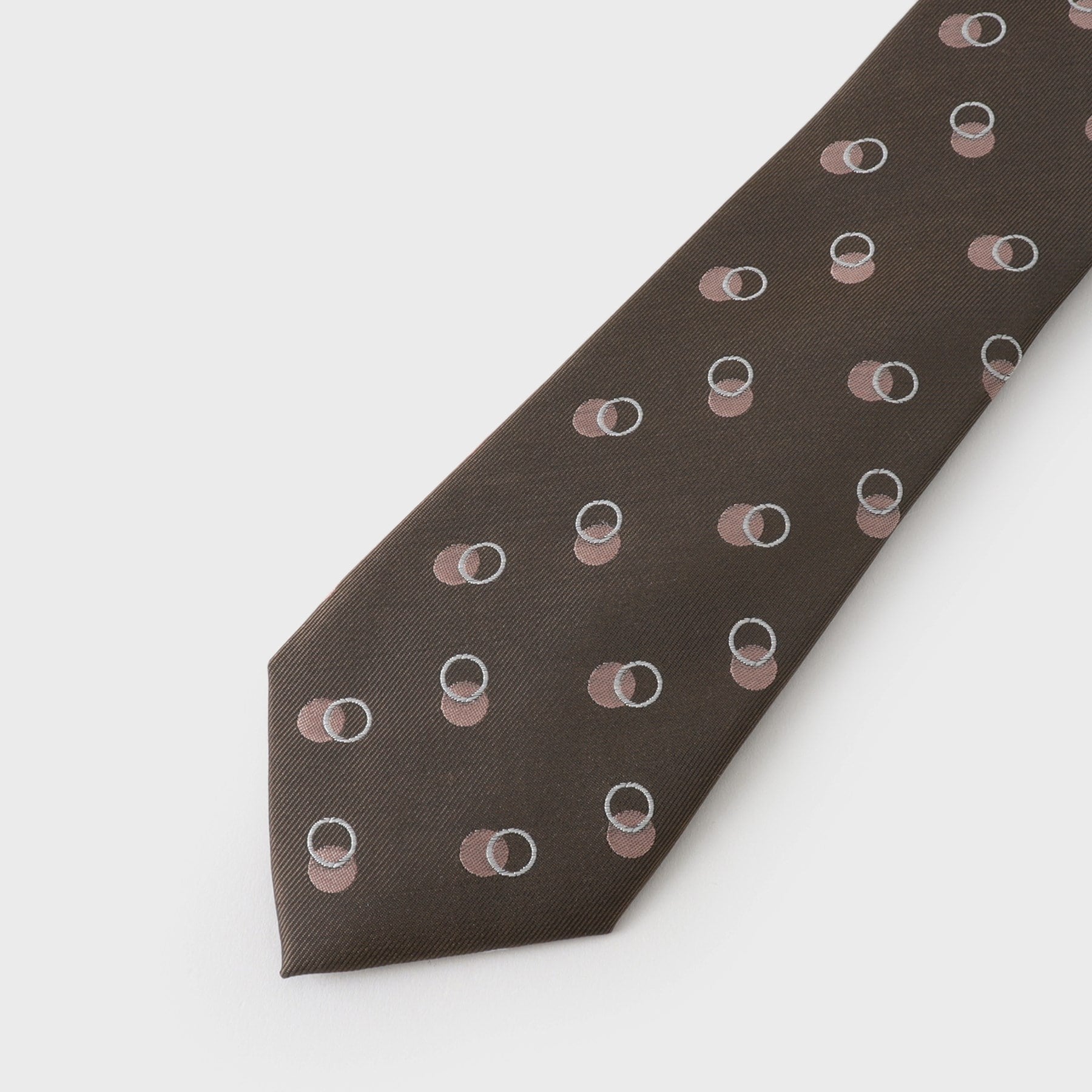 ザ ショップ ティーケー(メンズ) THE SHOP TK(Men) マルチドット柄ネクタイ (ブラウン(143)) ブラウン(143)