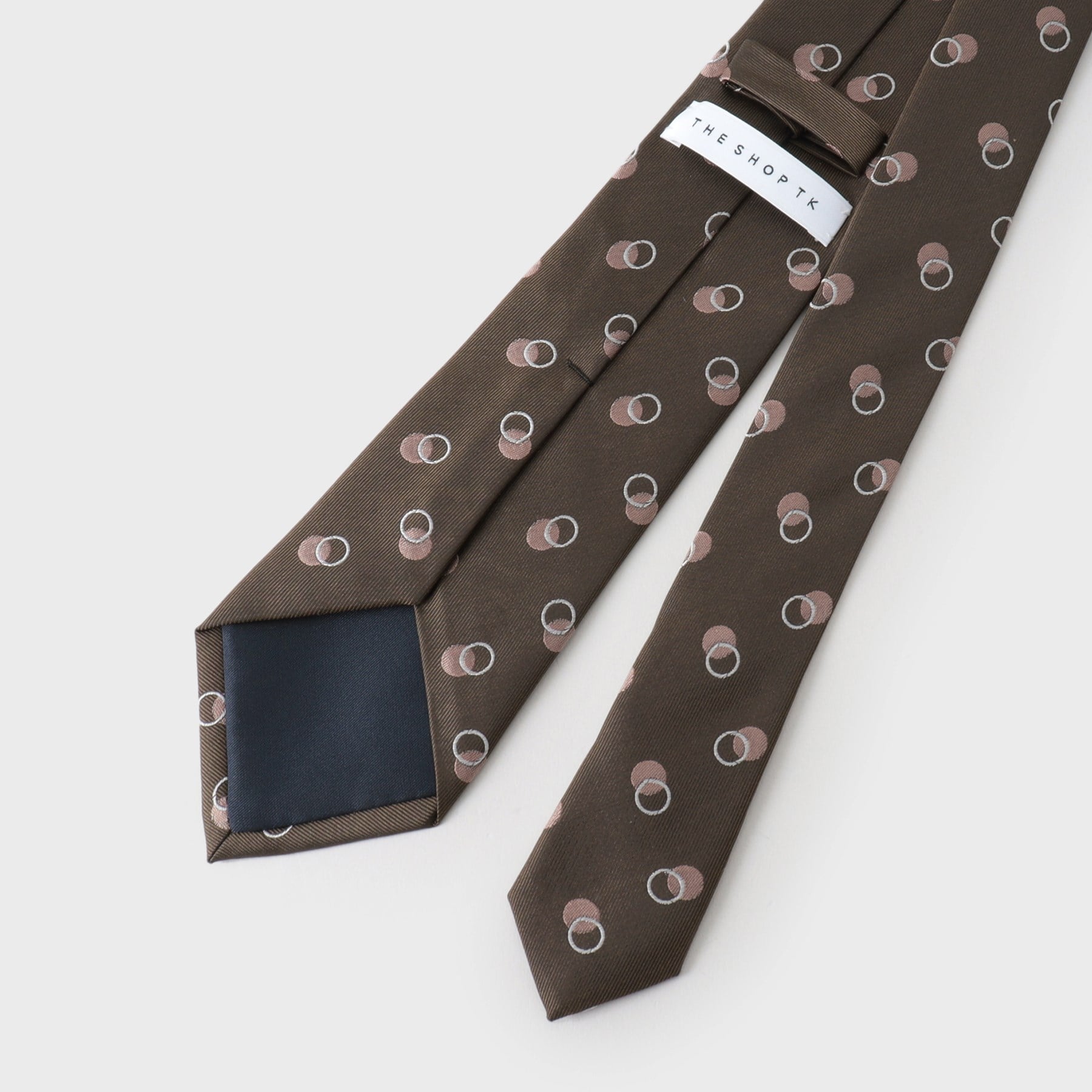 ザ ショップ ティーケー(メンズ) THE SHOP TK(Men) マルチドット柄ネクタイ (ブラウン(143)) ブラウン(143)