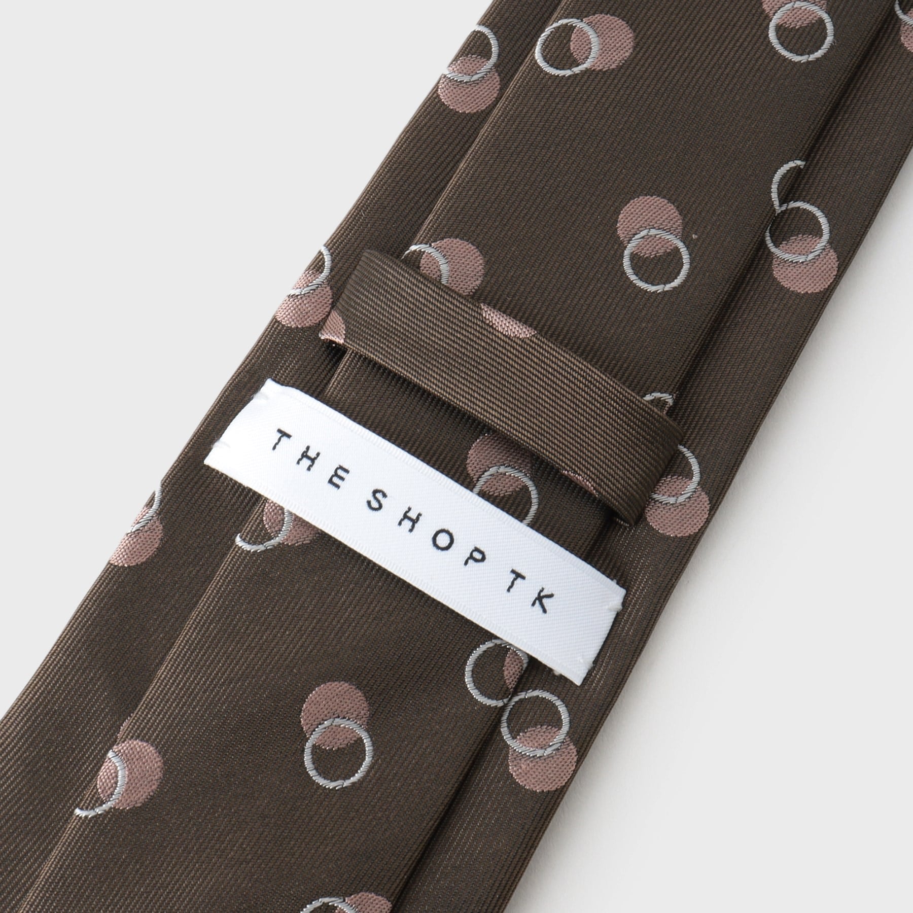 ザ ショップ ティーケー(メンズ) THE SHOP TK(Men) マルチドット柄ネクタイ (ブラウン(143)) ブラウン(143)