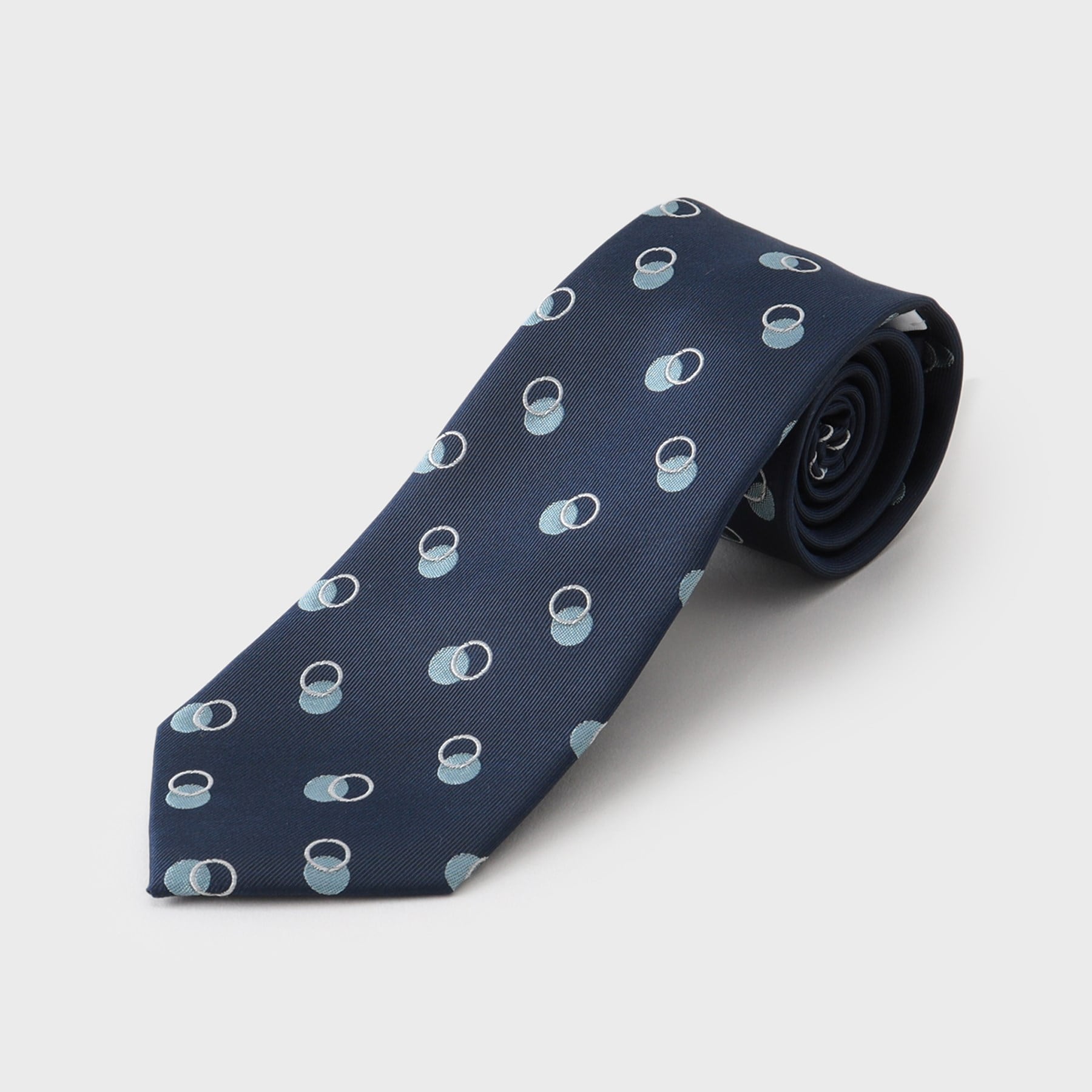 ザ ショップ ティーケー(メンズ) THE SHOP TK(Men) マルチドット柄ネクタイ (ネイビー(194)) ネイビー(194)