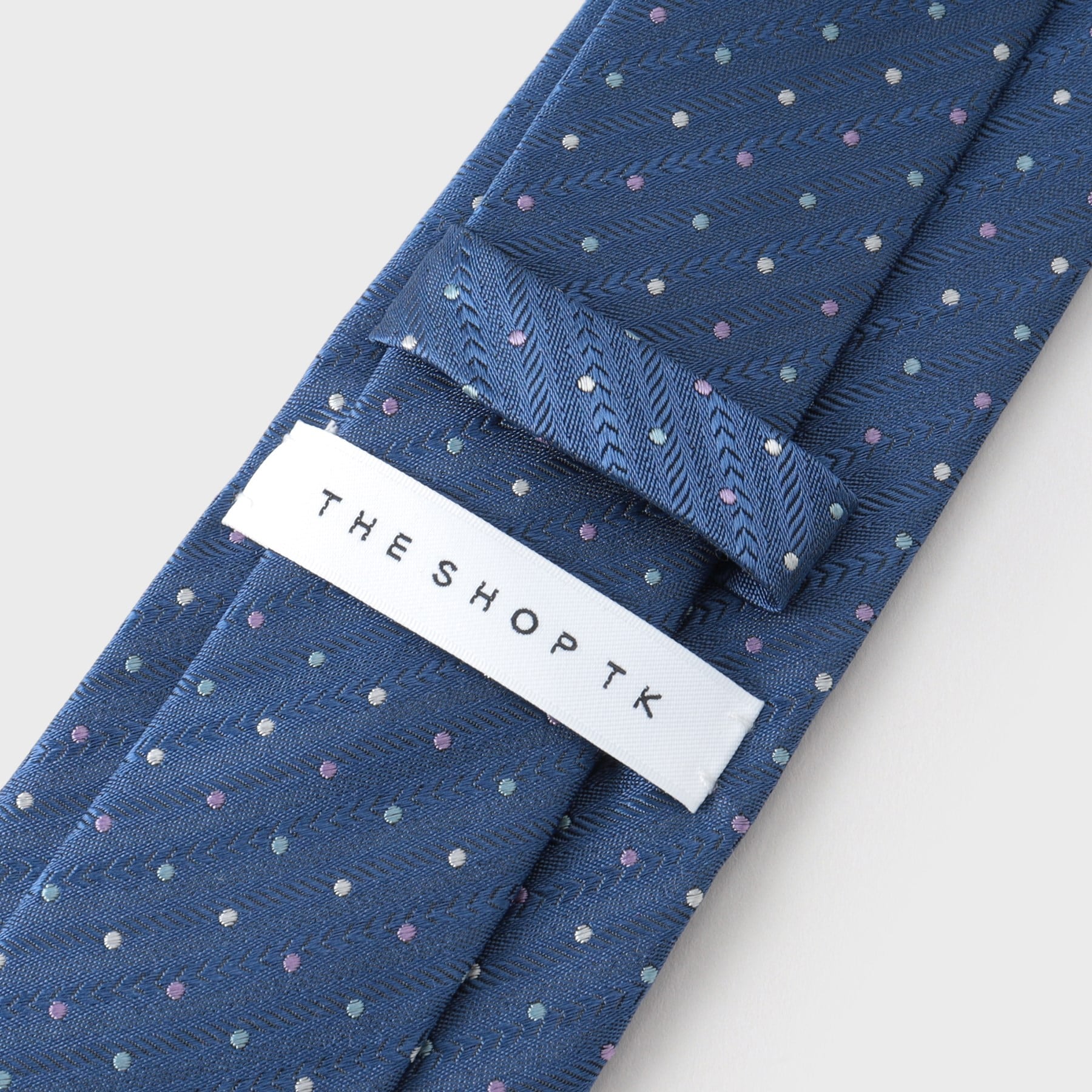 ザ ショップ ティーケー(メンズ) THE SHOP TK(Men) ドットアソート柄ネクタイ マルチドット/ピンドット (ブルー(192)) ブルー(192)